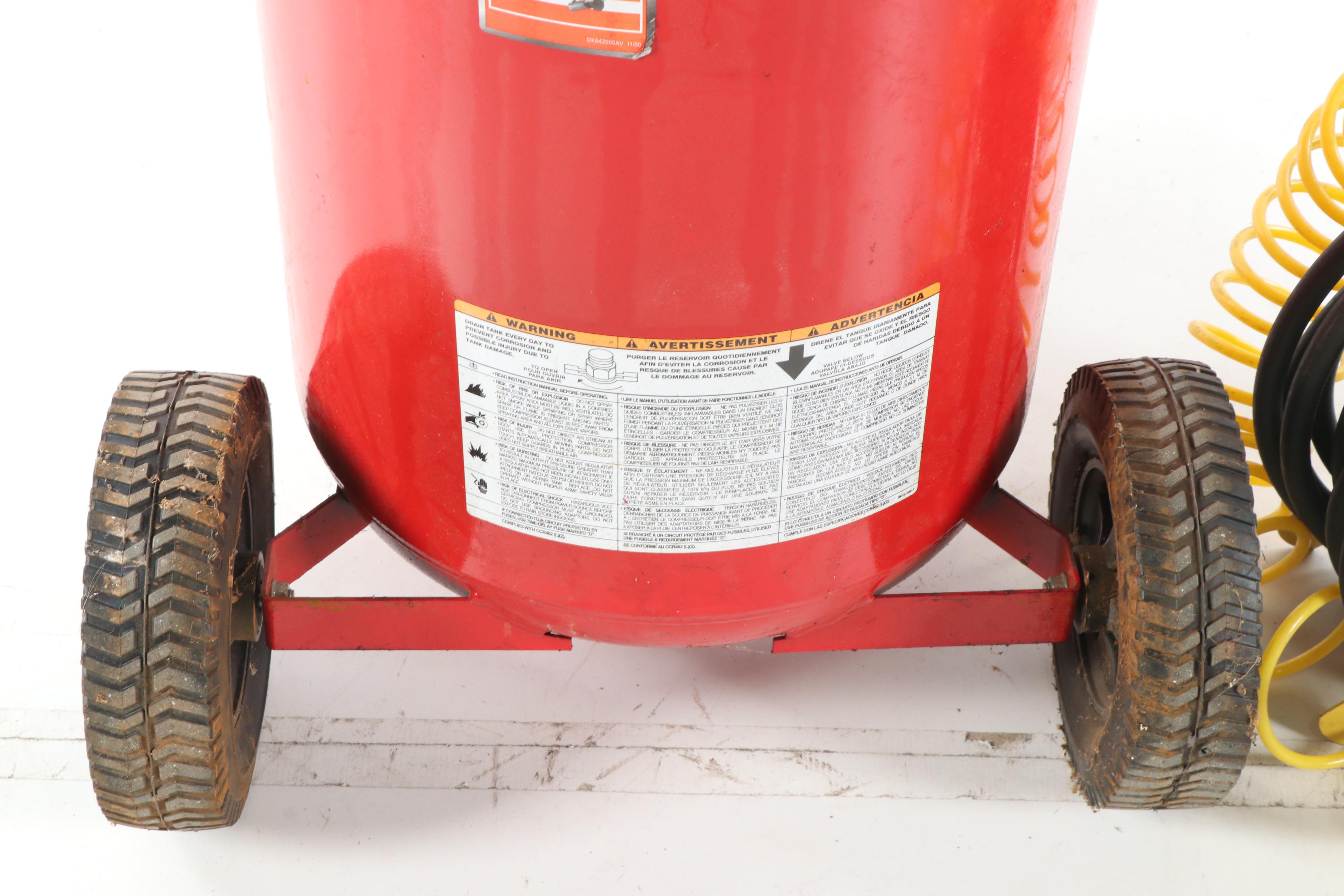 Husky Pro 30 Gallon Rolling Air Compressor