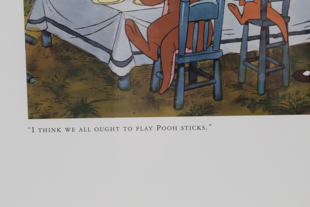 Disney's Winnie The Pooh Offset Lithographs