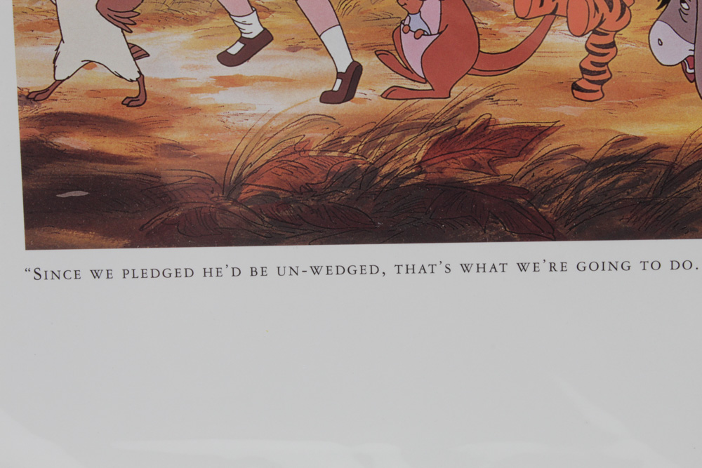Disney's Winnie The Pooh Offset Lithographs