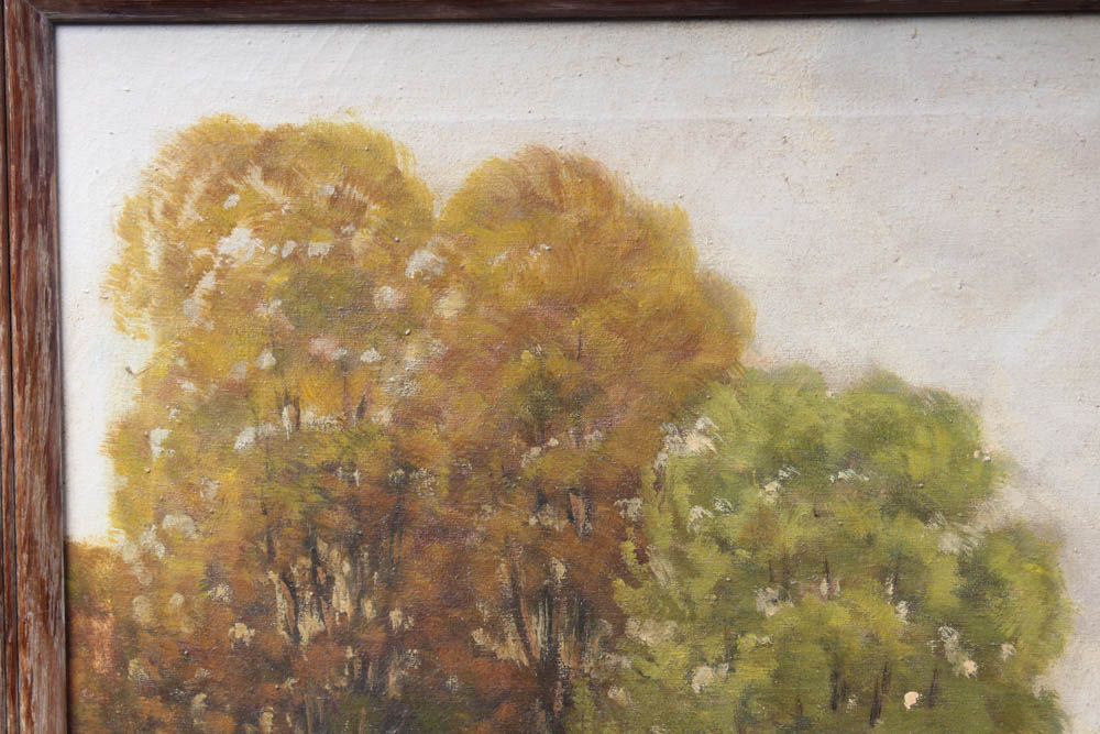 Landscape Oil Painting in the Manner of Charles Fritz