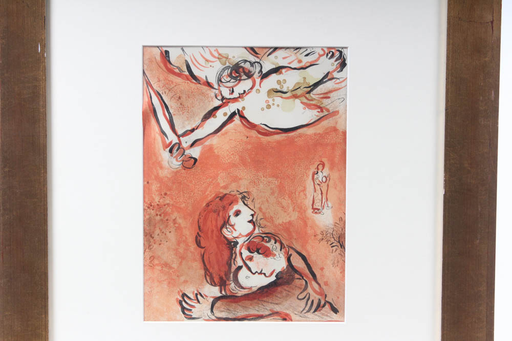 Marc Chagall Color Lithograph "Le Visage d'Israel (The Face of Israel)"