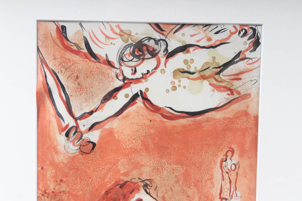 Marc Chagall Color Lithograph "Le Visage d'Israel (The Face of Israel)"