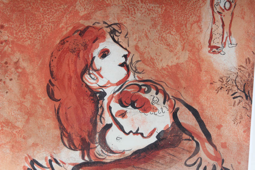 Marc Chagall Color Lithograph "Le Visage d'Israel (The Face of Israel)"