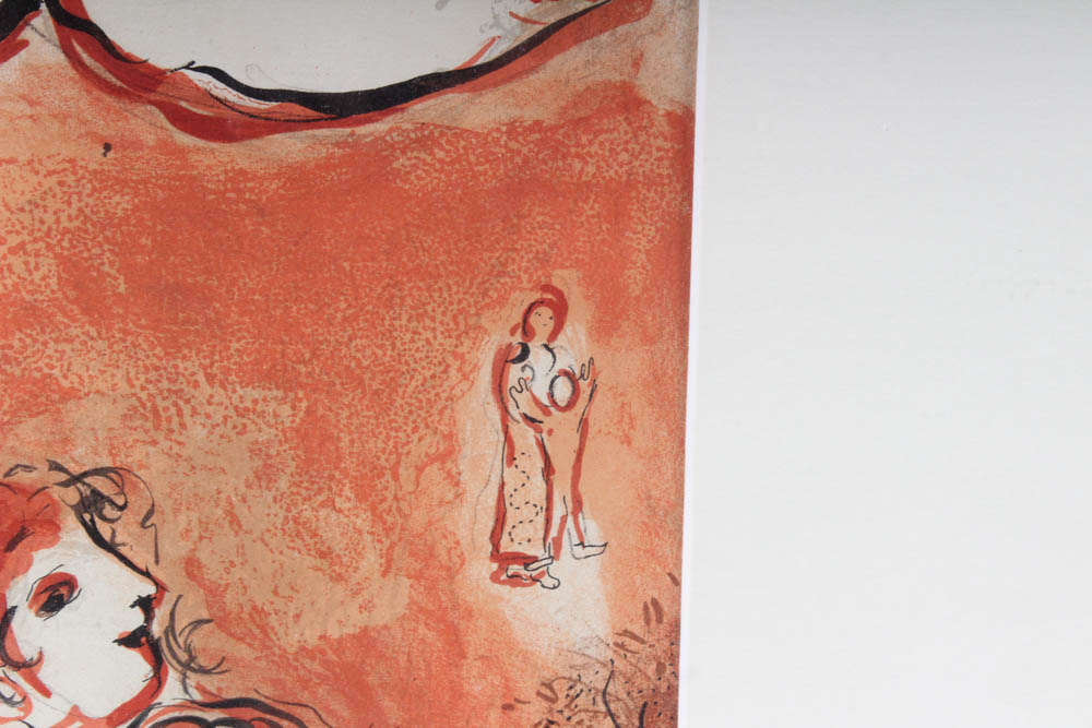 Marc Chagall Color Lithograph "Le Visage d'Israel (The Face of Israel)"