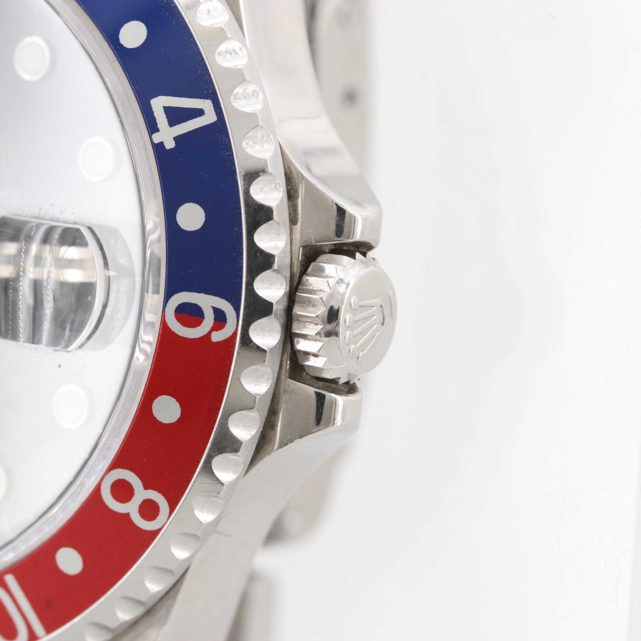 Rolex GMT-Master "Pepsi" Bezel Stainless Steel Automatic Watch
