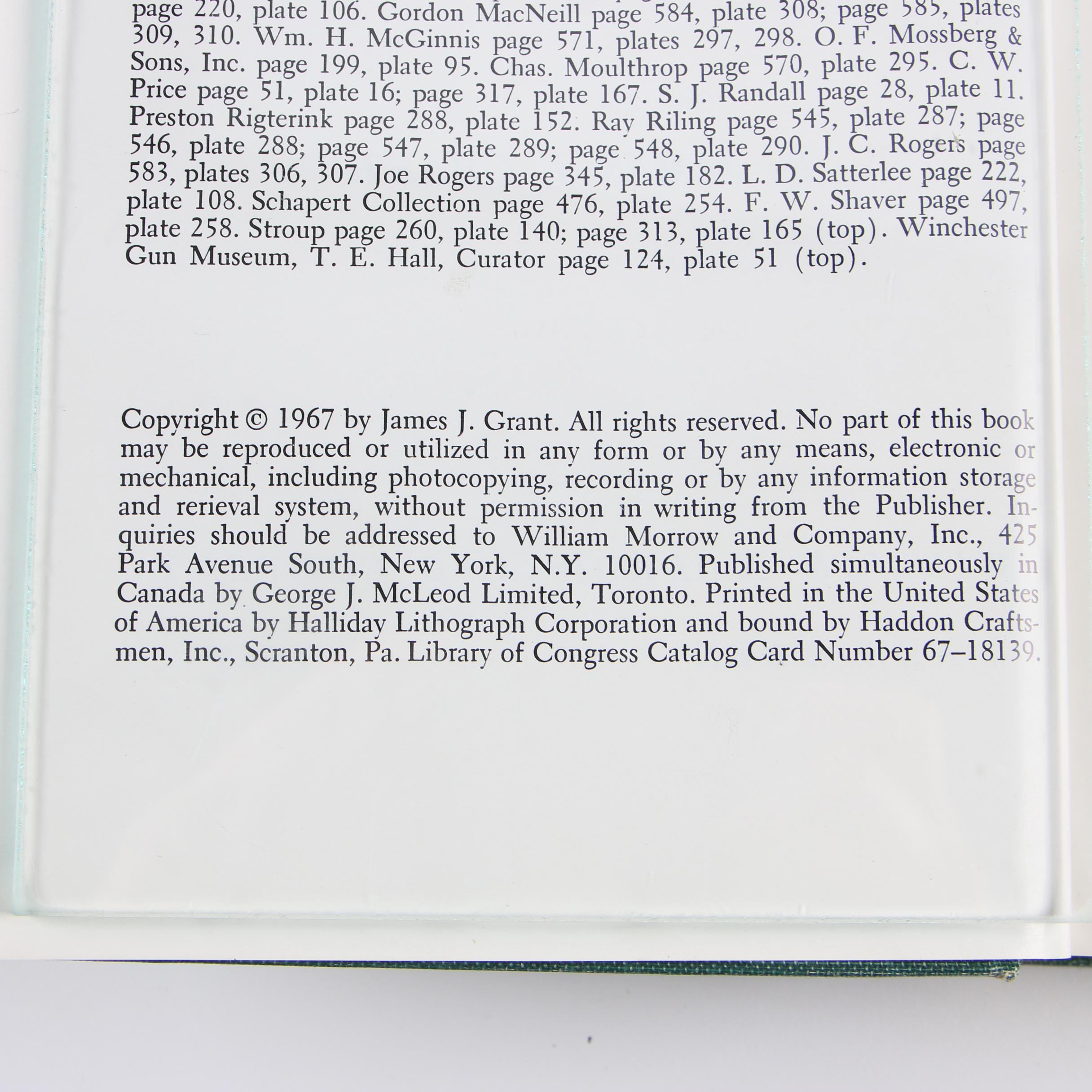 Instructional Rifle Books featuring Signed "Boys' Single-Shot Rifles" by Grant