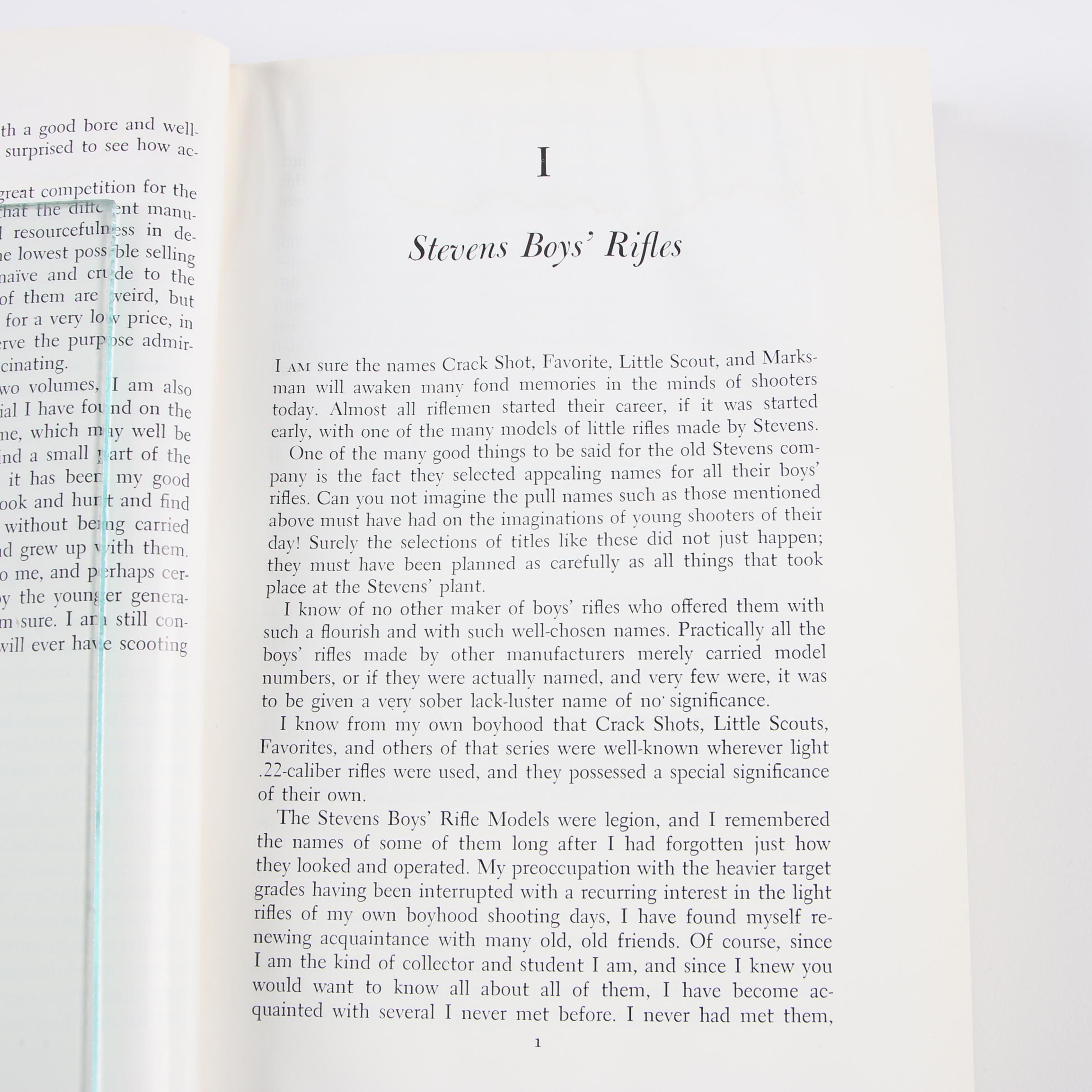 Instructional Rifle Books featuring Signed "Boys' Single-Shot Rifles" by Grant