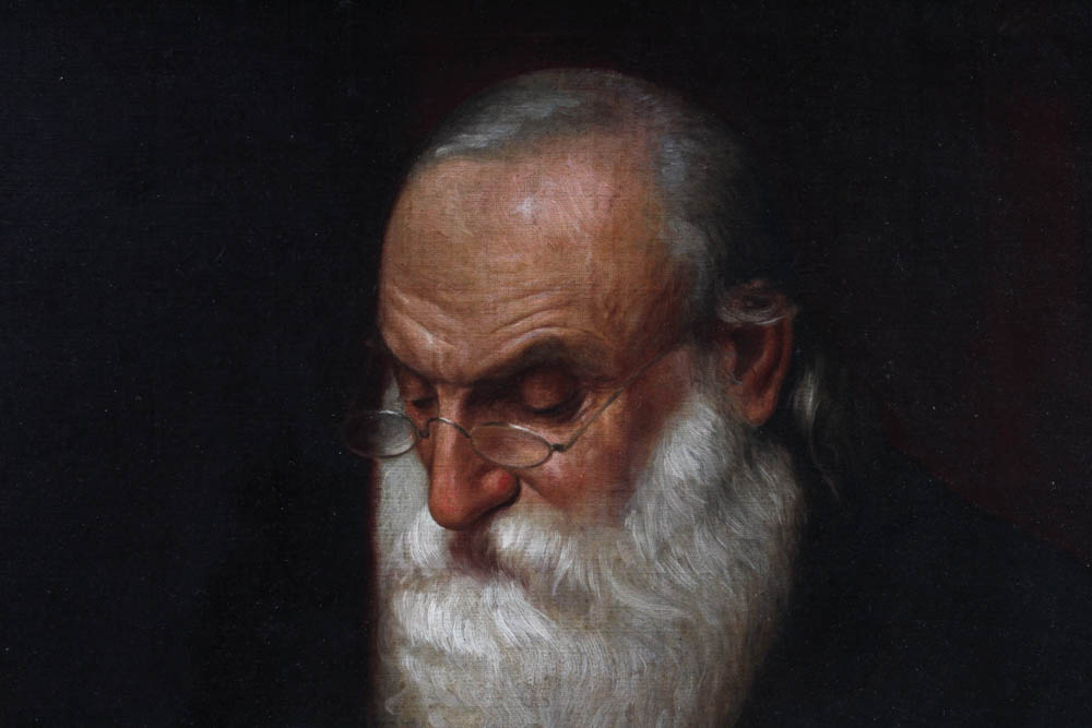 Portrait Oil Painting of Scholar