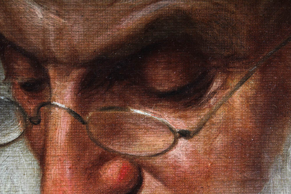 Portrait Oil Painting of Scholar