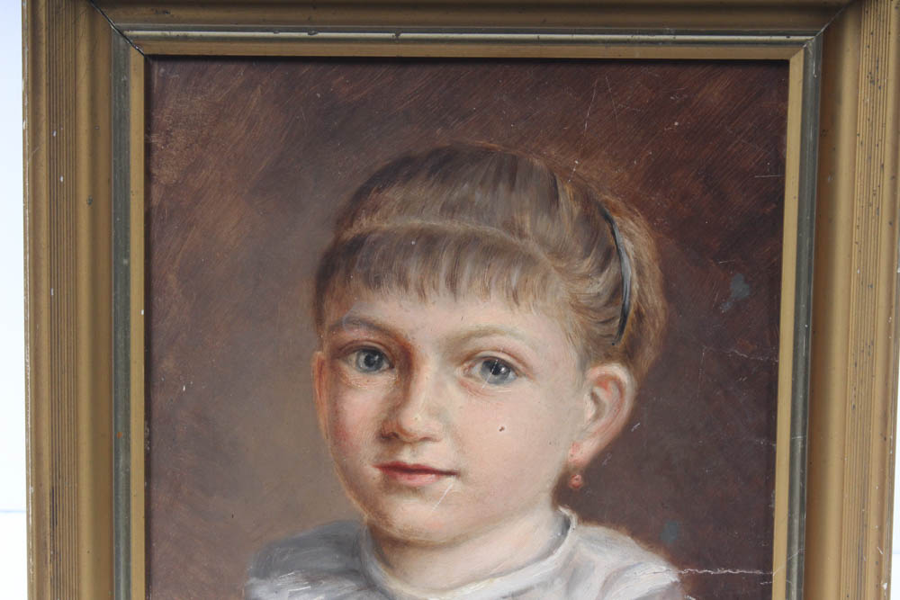 1880 Portrait Oil Painting