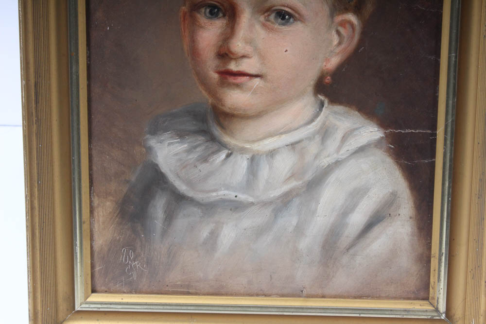 1880 Portrait Oil Painting