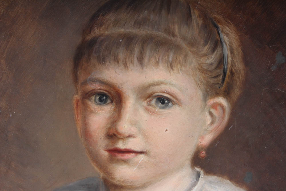 1880 Portrait Oil Painting
