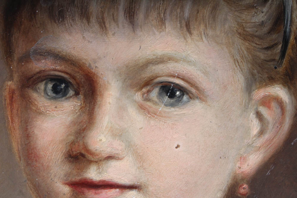 1880 Portrait Oil Painting