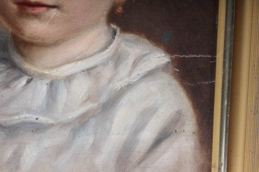 1880 Portrait Oil Painting