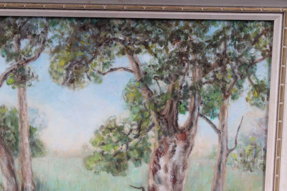 Emma Starrett Pastoral Landscape Oil Painting