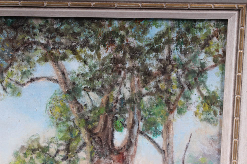 Emma Starrett Pastoral Landscape Oil Painting