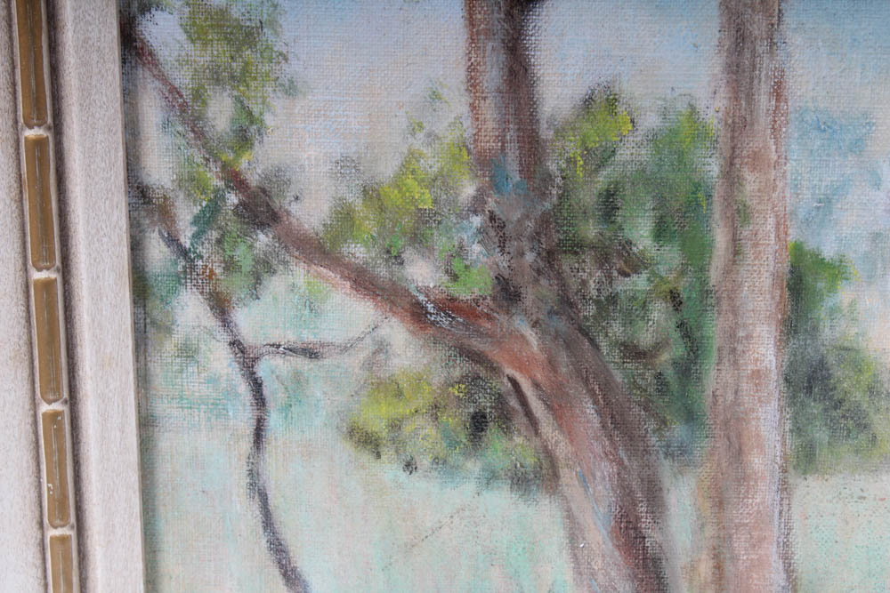 Emma Starrett Pastoral Landscape Oil Painting