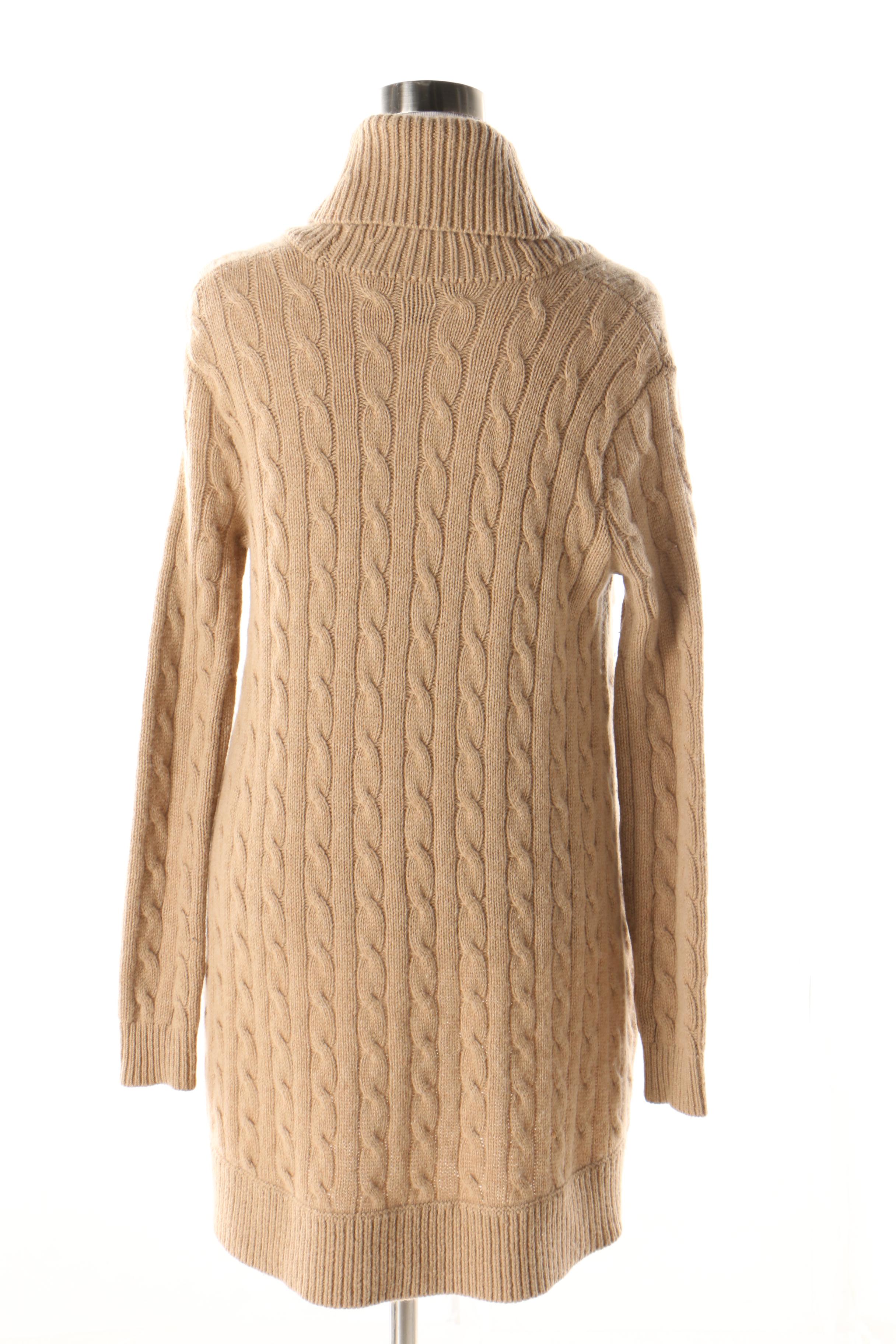 Ralph Lauren Wool and Cashmere Blend Cable Knit Cardigan