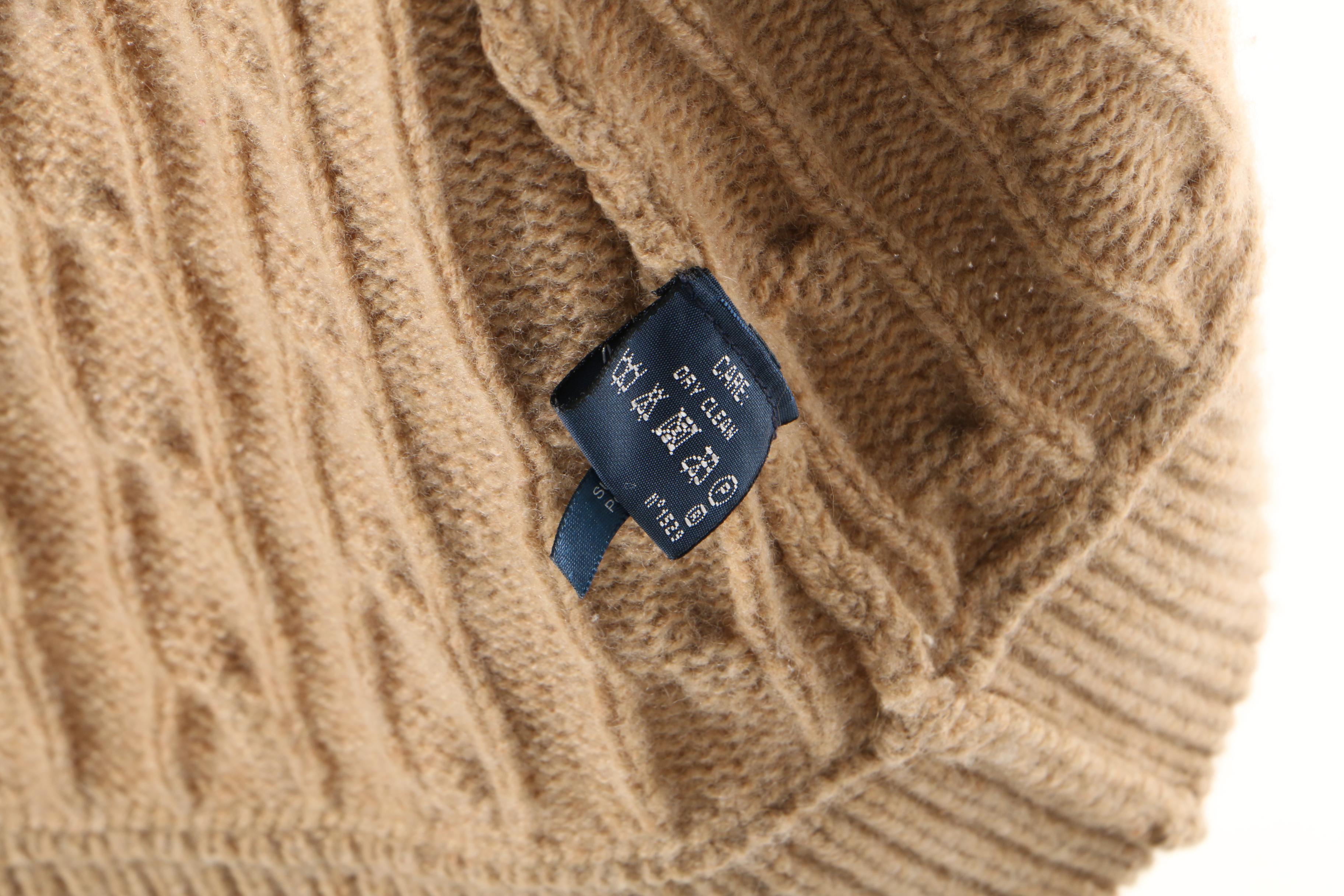 Ralph Lauren Wool and Cashmere Blend Cable Knit Cardigan