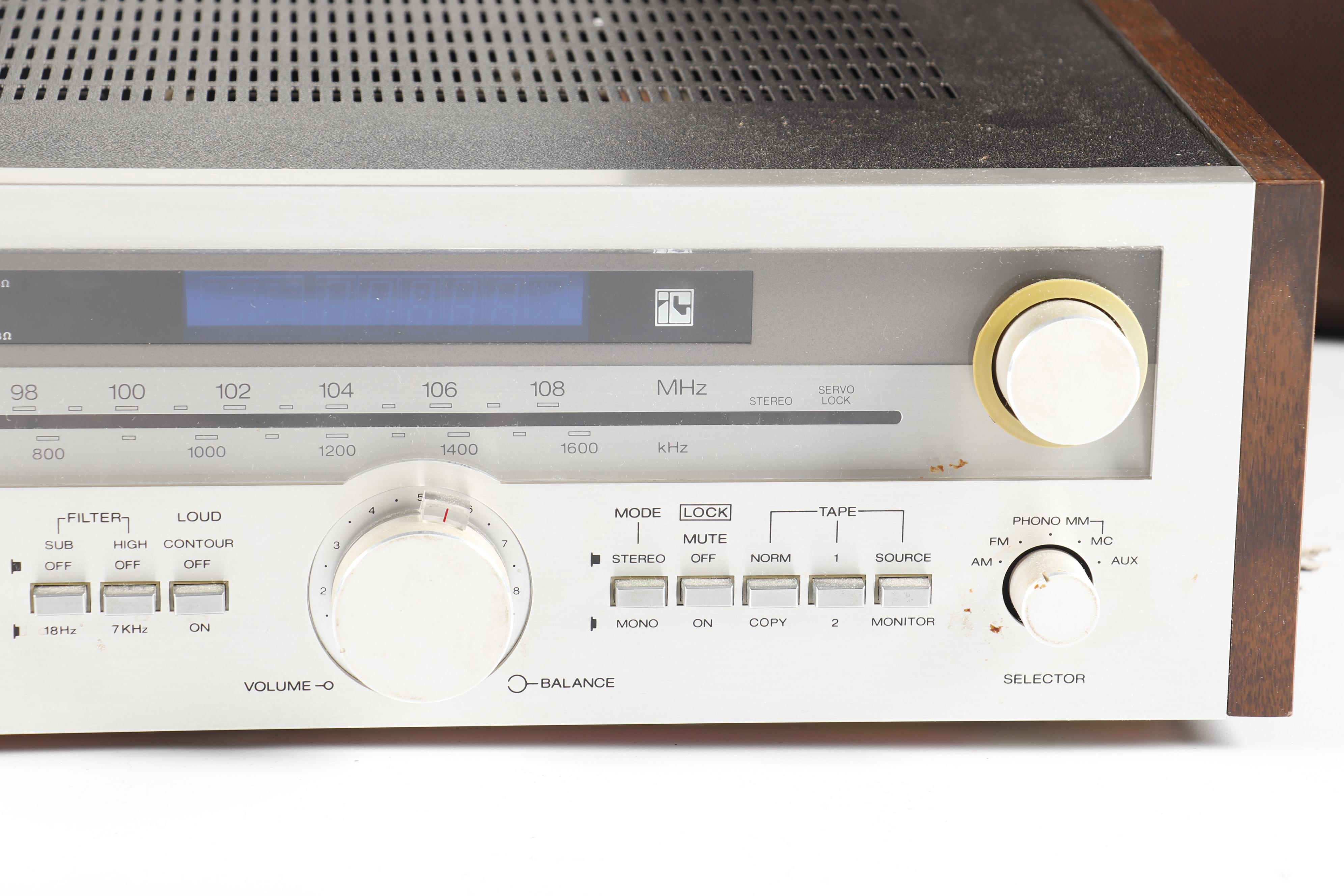 Scott 375R AM/FM Stereo Receiver with Jensen System 400 Speaker System