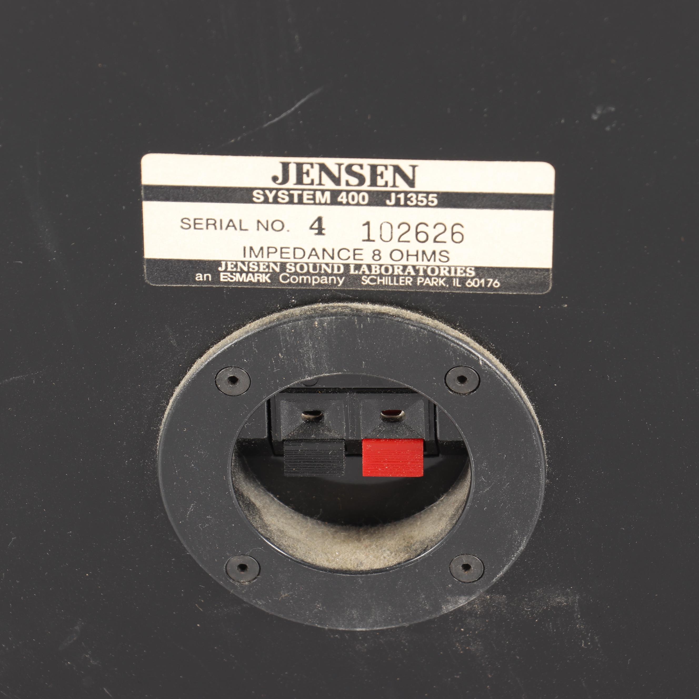 Scott 375R AM/FM Stereo Receiver with Jensen System 400 Speaker System