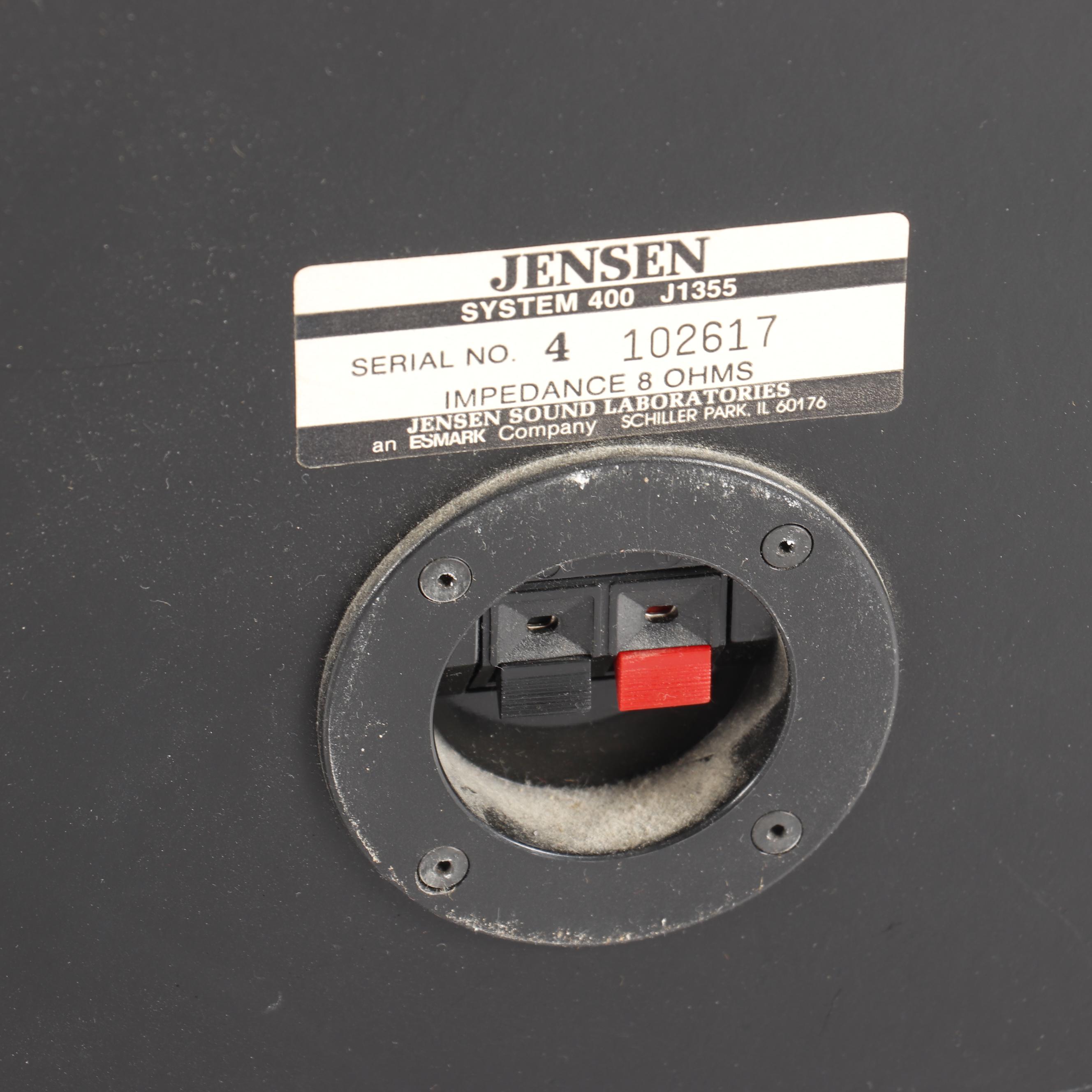 Scott 375R AM/FM Stereo Receiver with Jensen System 400 Speaker System