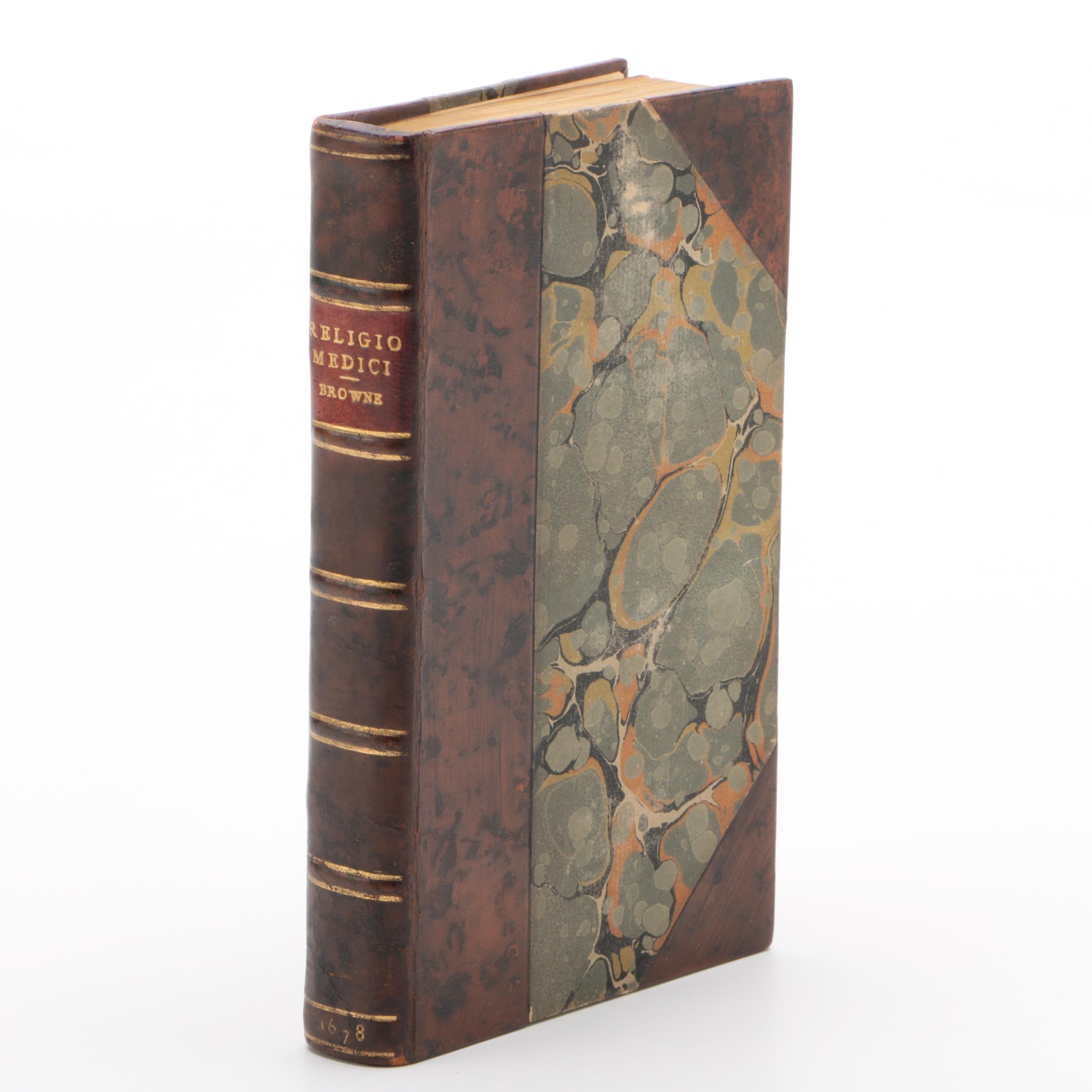 Seventh Edition "Religio Medici" by Sir Thomas Browne, 1678