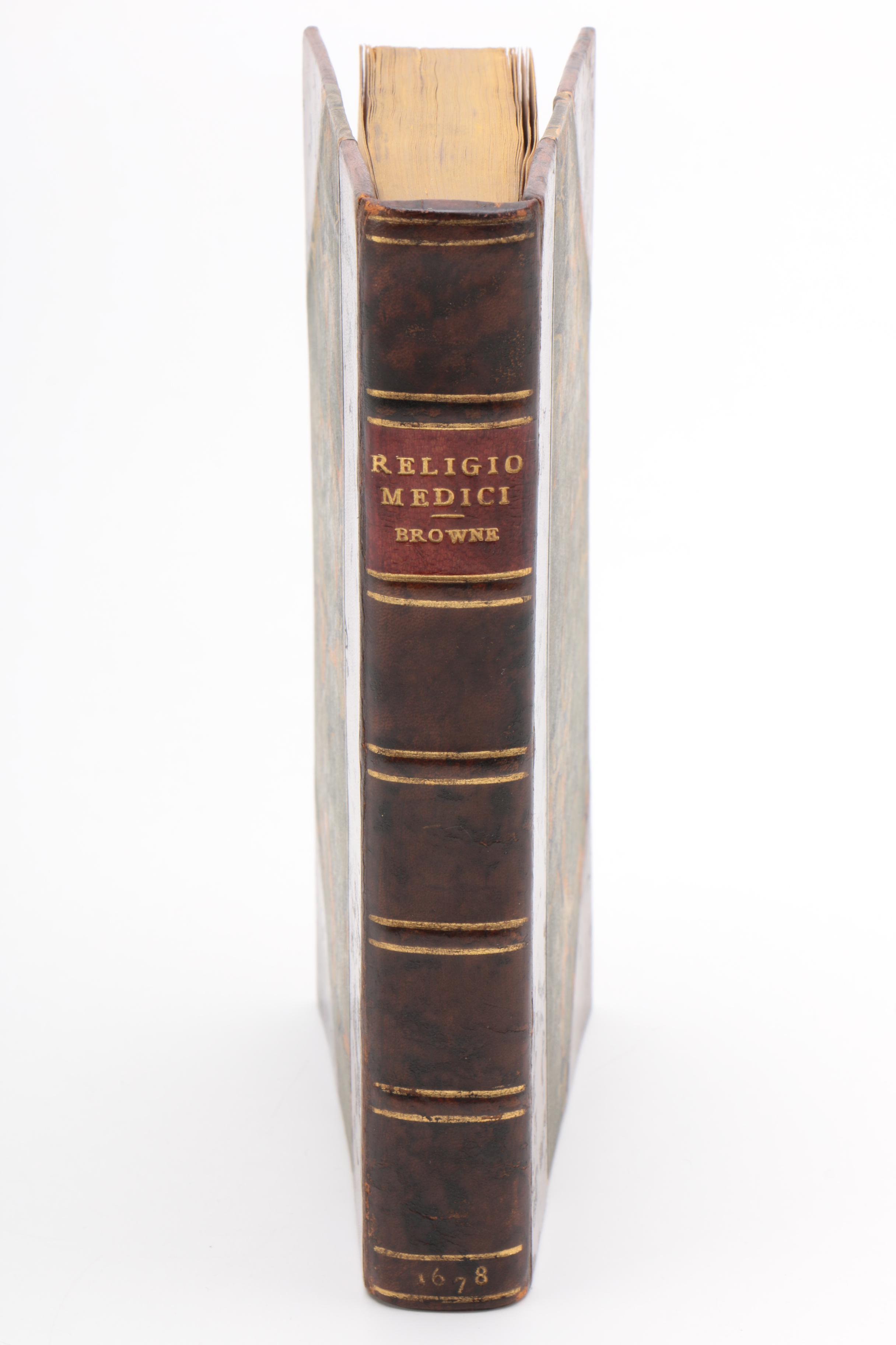 Seventh Edition "Religio Medici" by Sir Thomas Browne, 1678