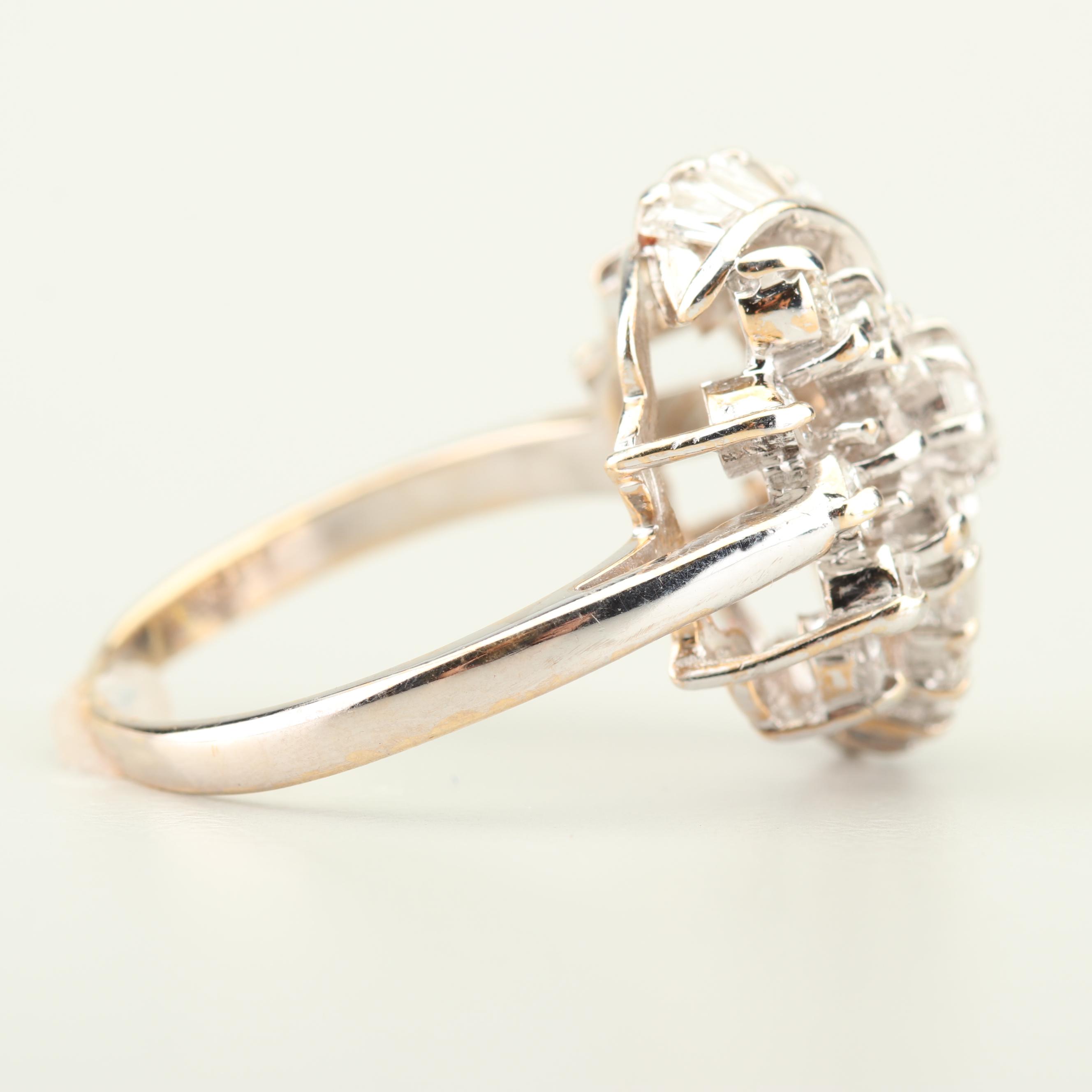 14K White Gold 2.00 CTW Diamond Ring