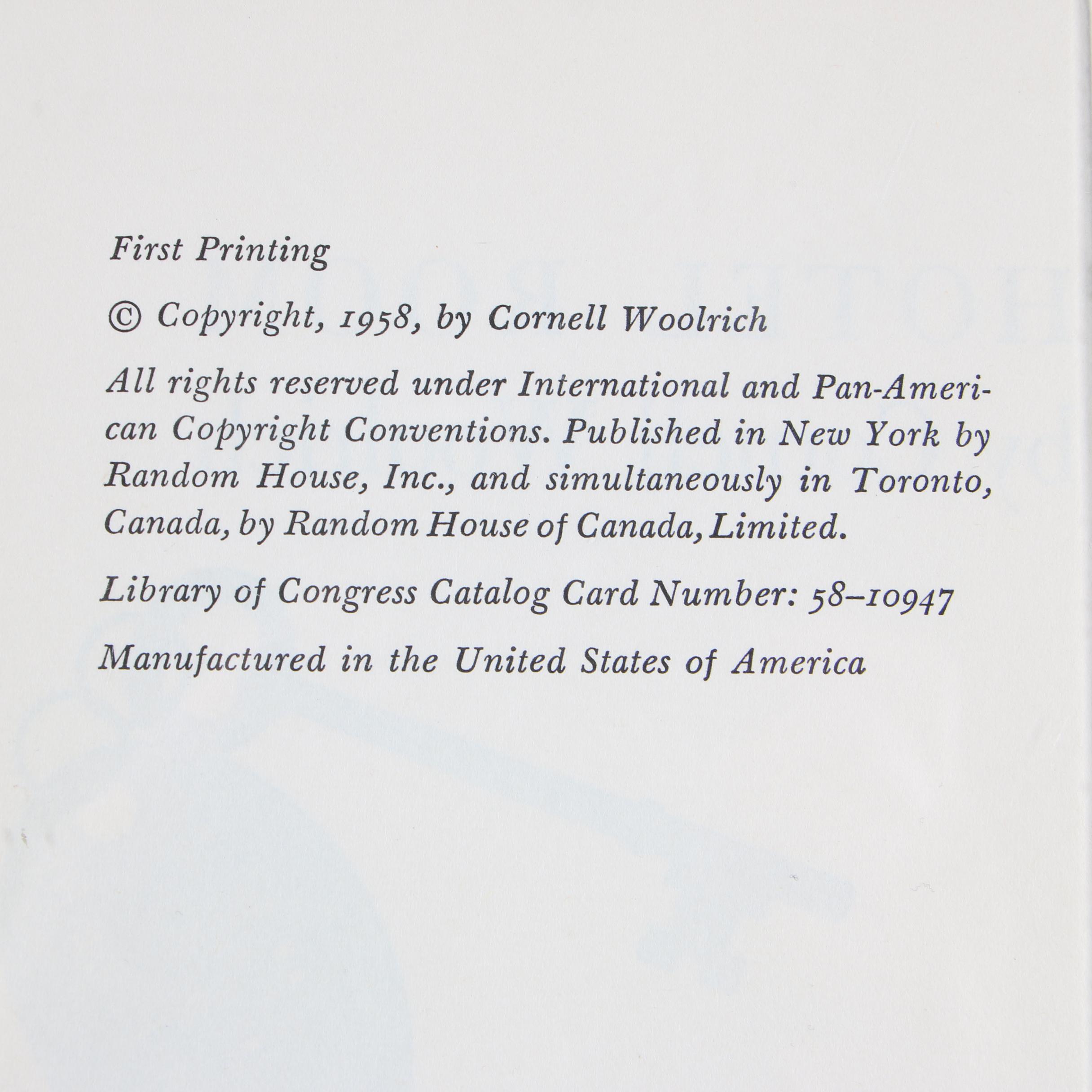 Vintage Cornell Woolrich Mystery Novels