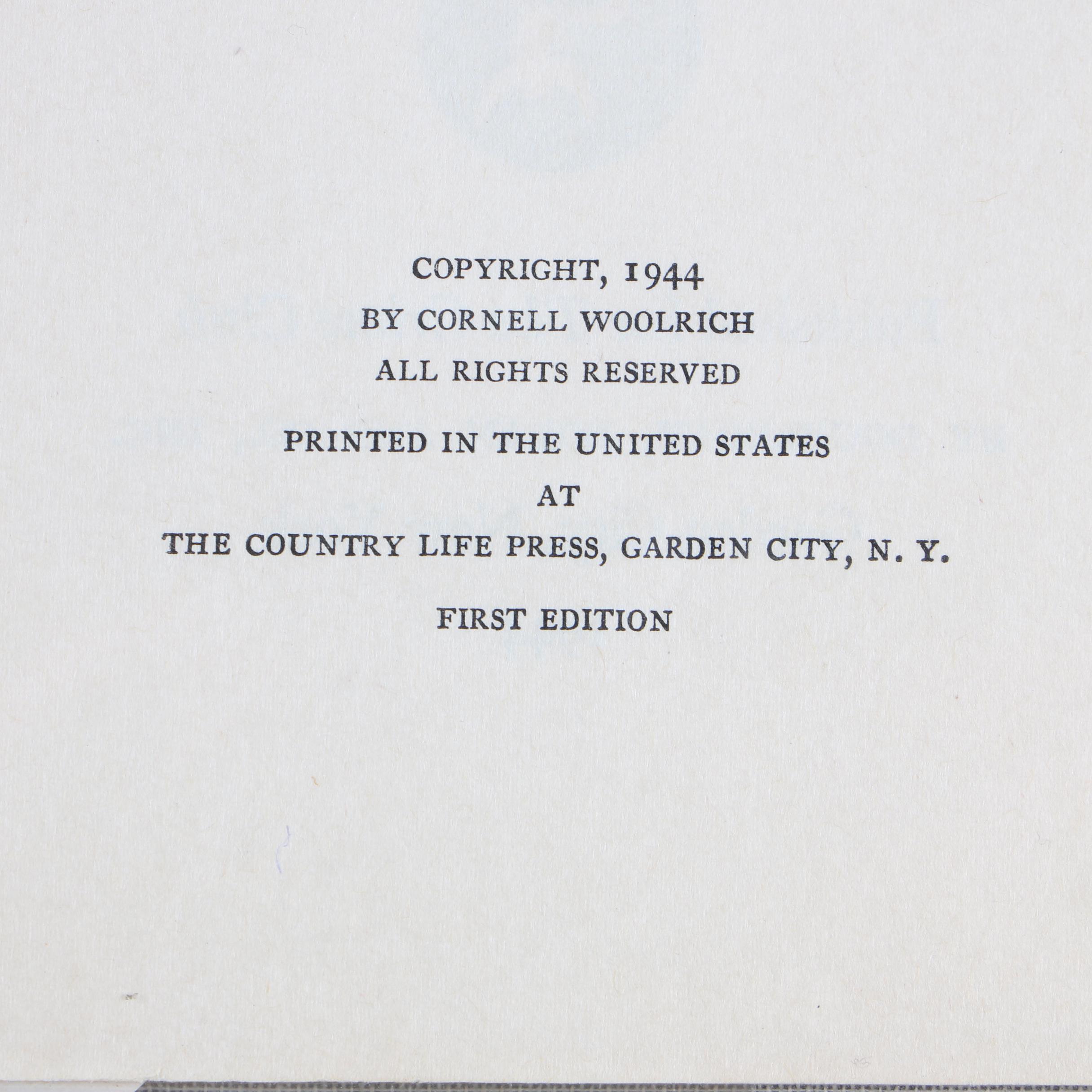 Vintage Cornell Woolrich Mystery Novels