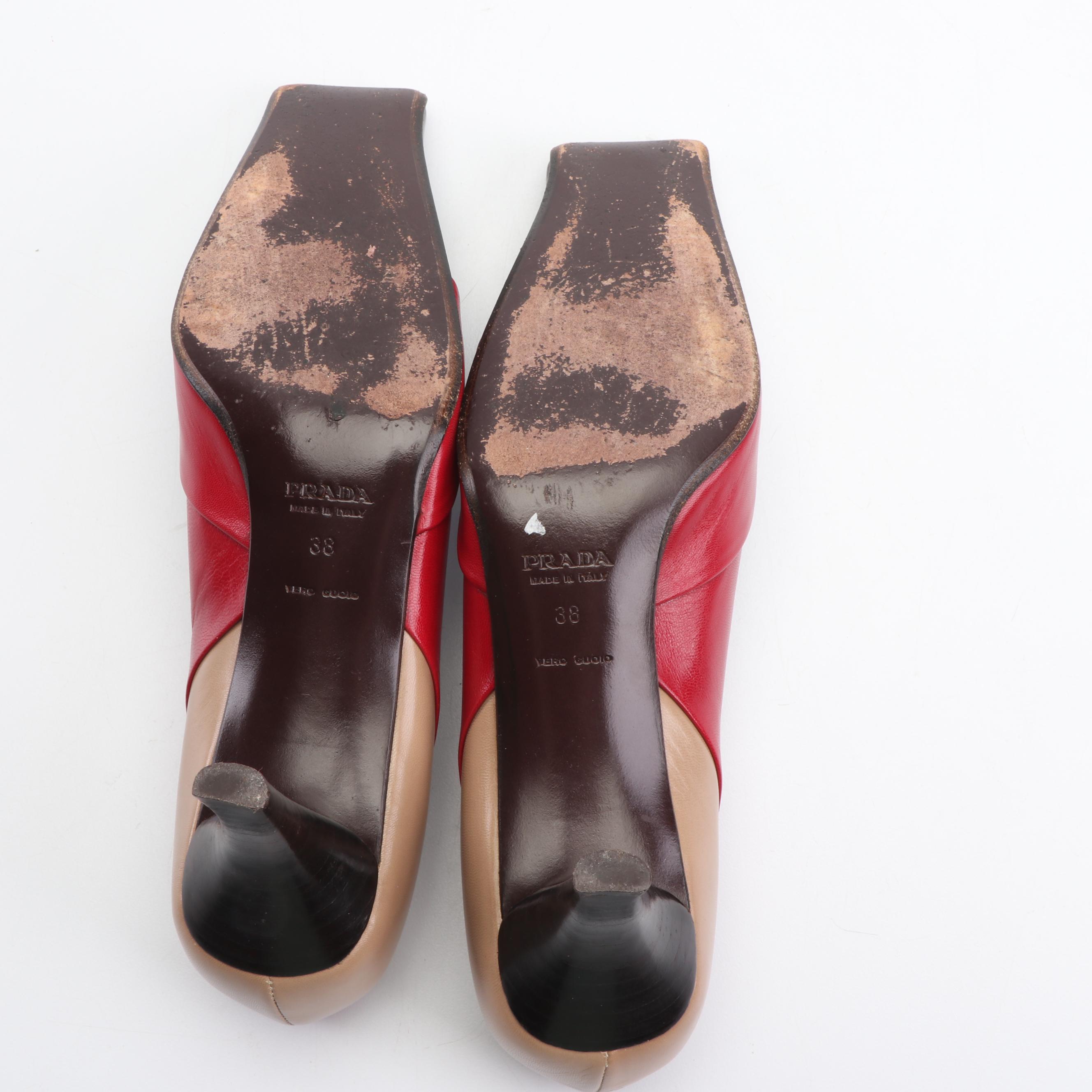 Designer Pumps, Sandals, Loafers and Mules Including Prada, Chanel, and Versace