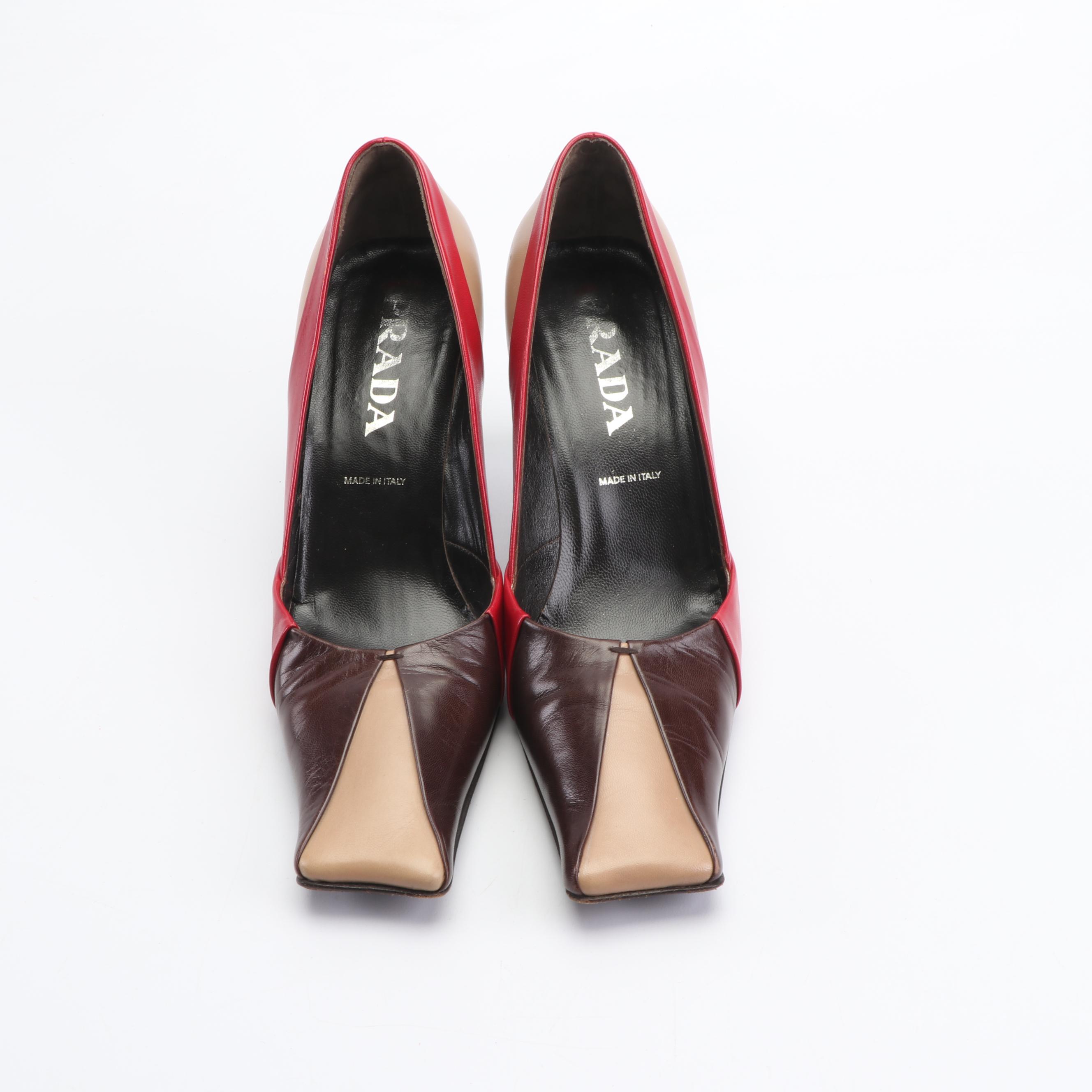 Designer Pumps, Sandals, Loafers and Mules Including Prada, Chanel, and Versace