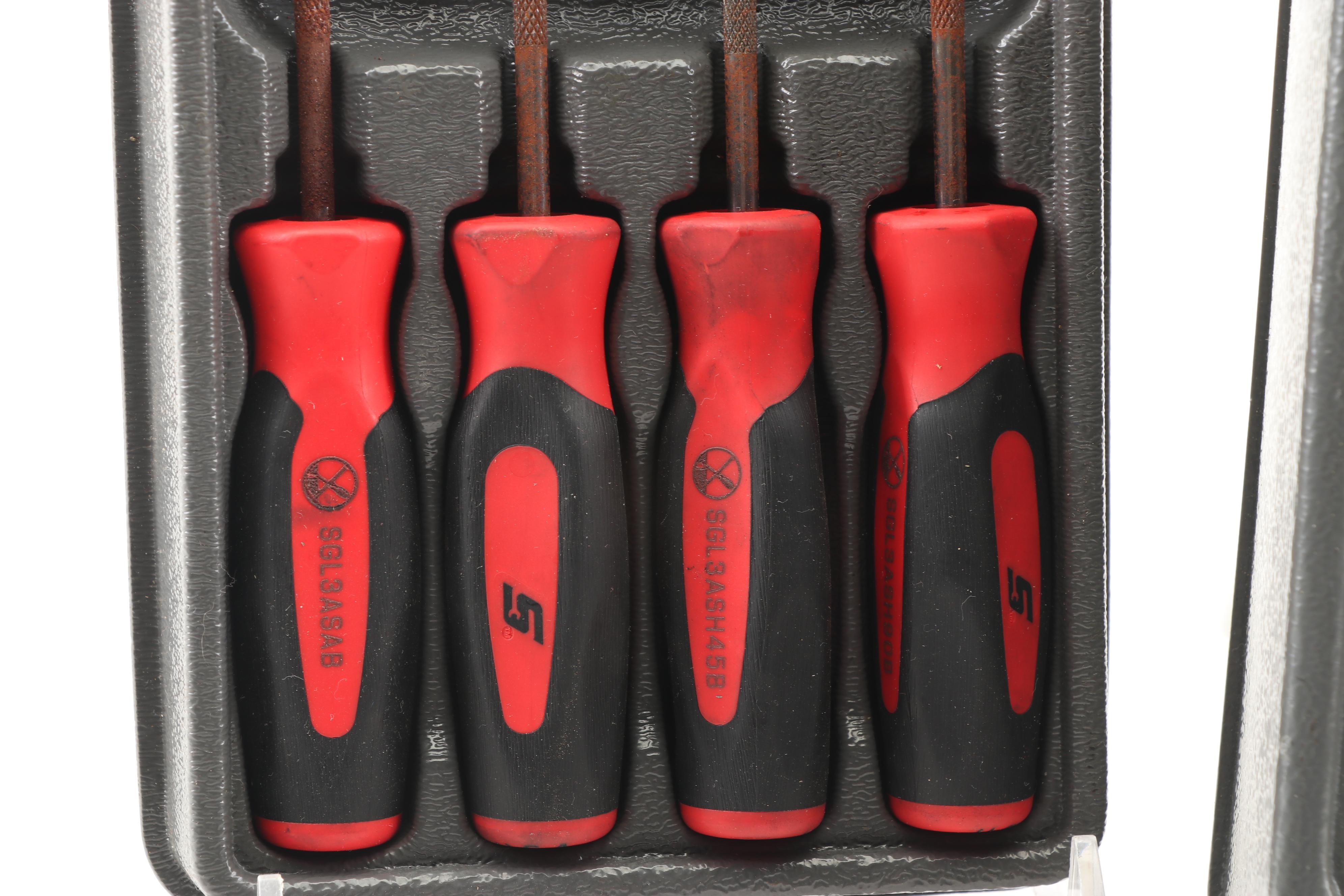 Snap-on Instinct Awls, Hooks and Picks with Soft Grip Trim Pad Tool Set