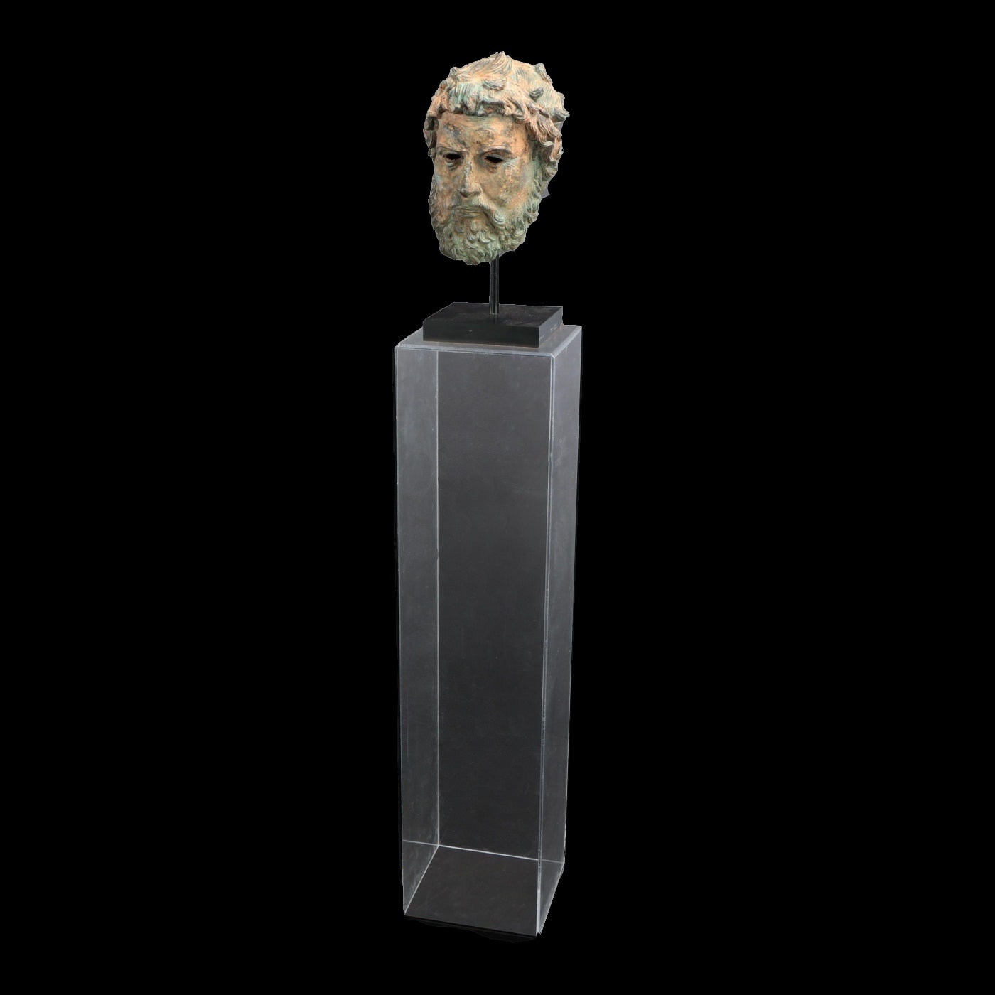 Metal Cast Sculpture of Sophocles