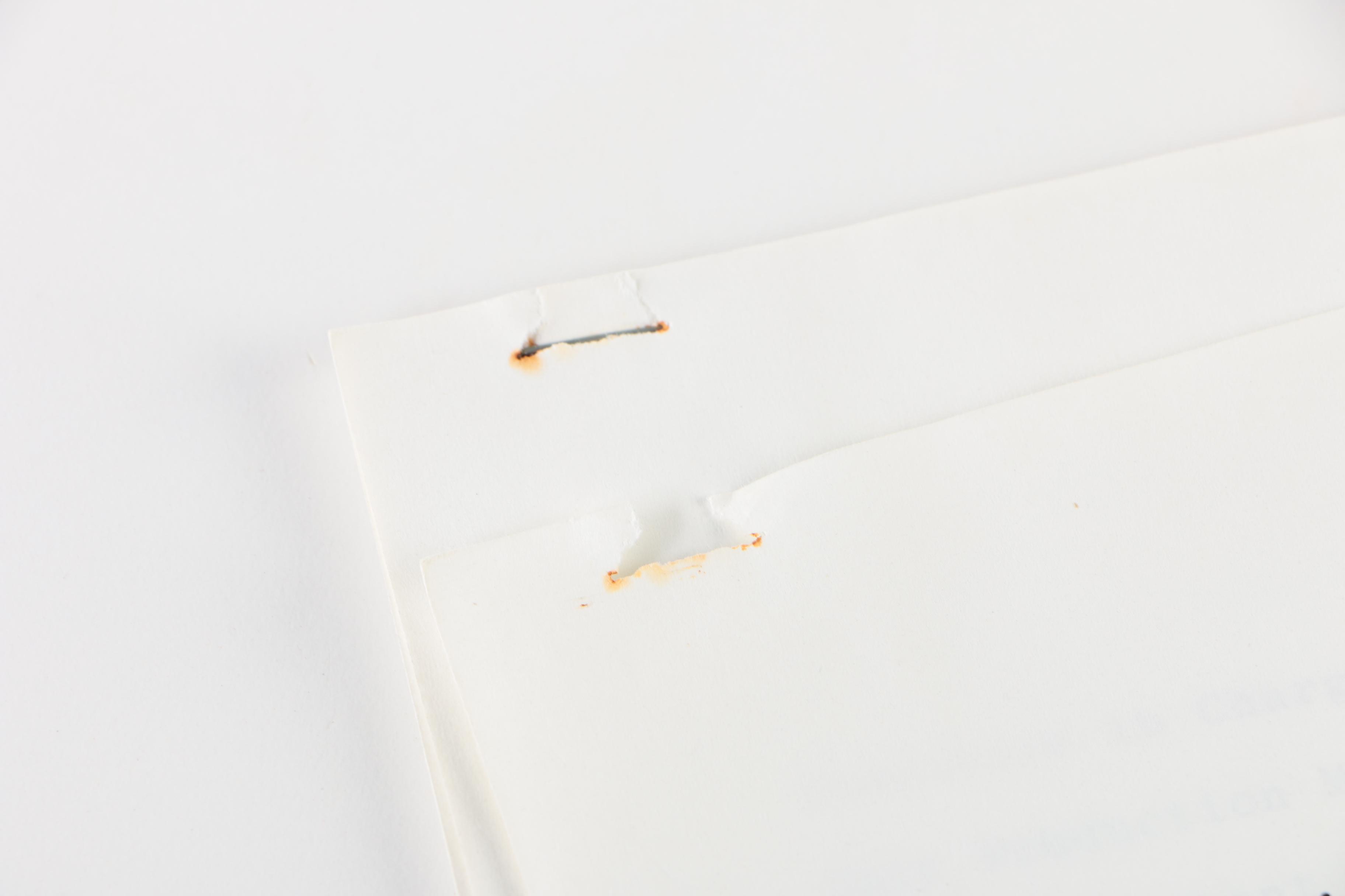 Film Screen Credits including Jessica Lange and Rob Lowe Autographs