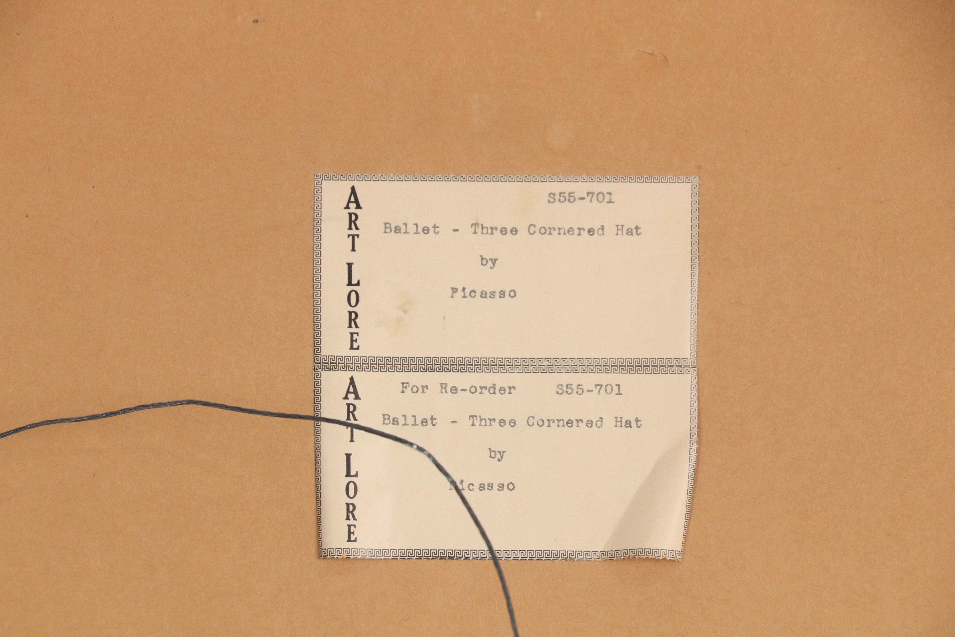 Hand-Colored Serigraph after Pablo Picasso