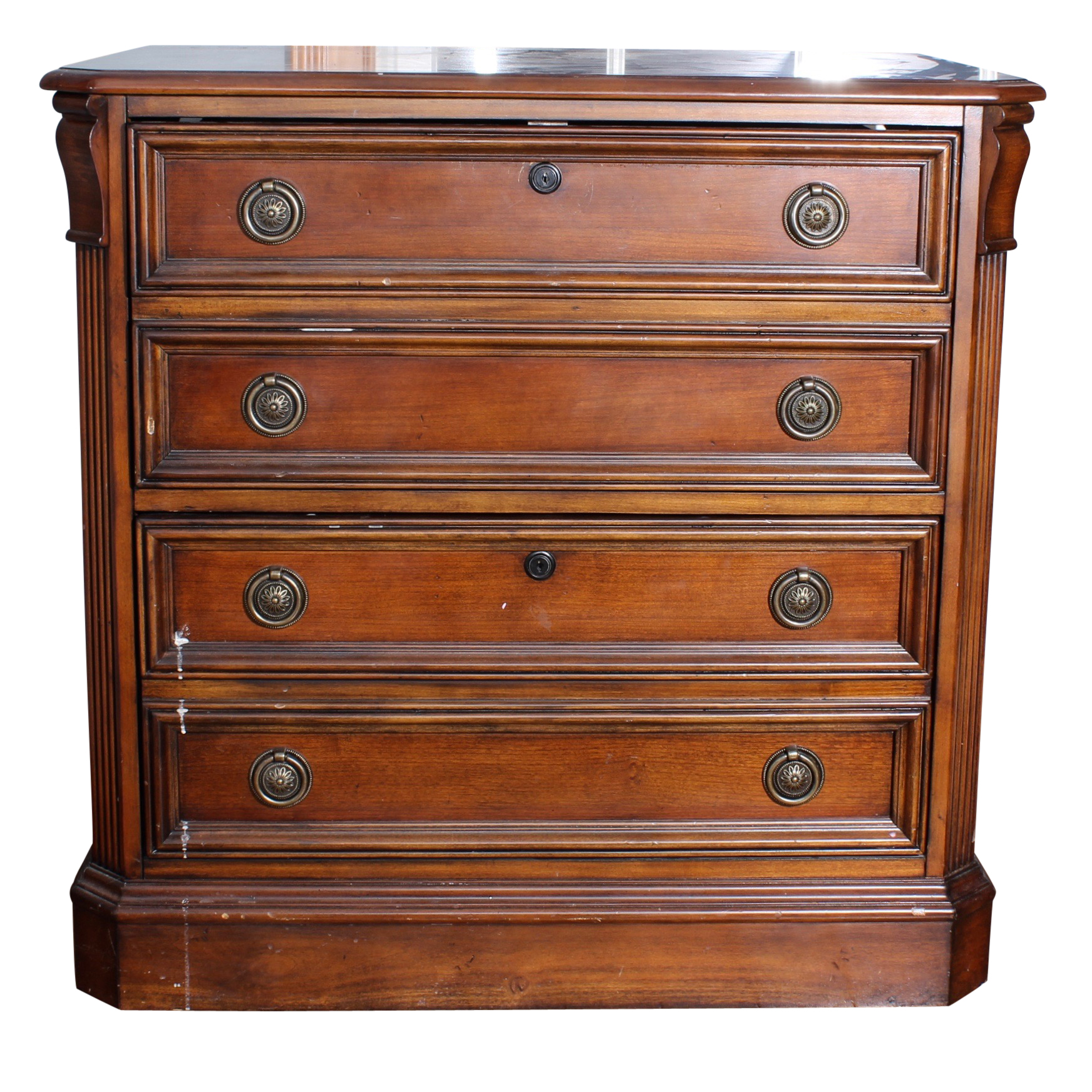 "Brookhaven" Wood Two-Drawer Lateral File Cabinet by Hooker Furniture, 21st C.