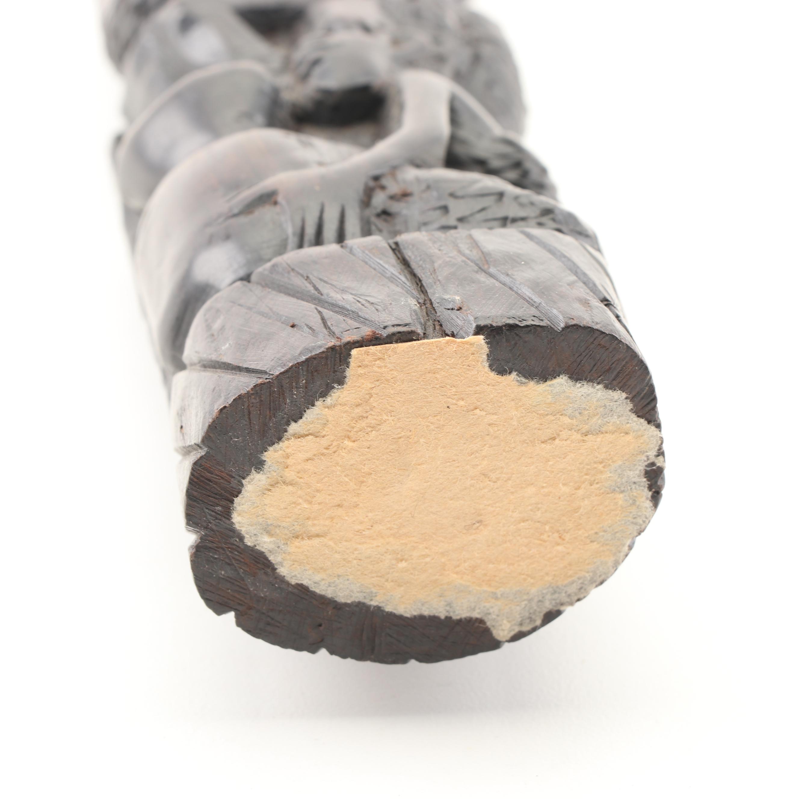 East African Carved Wood Figures