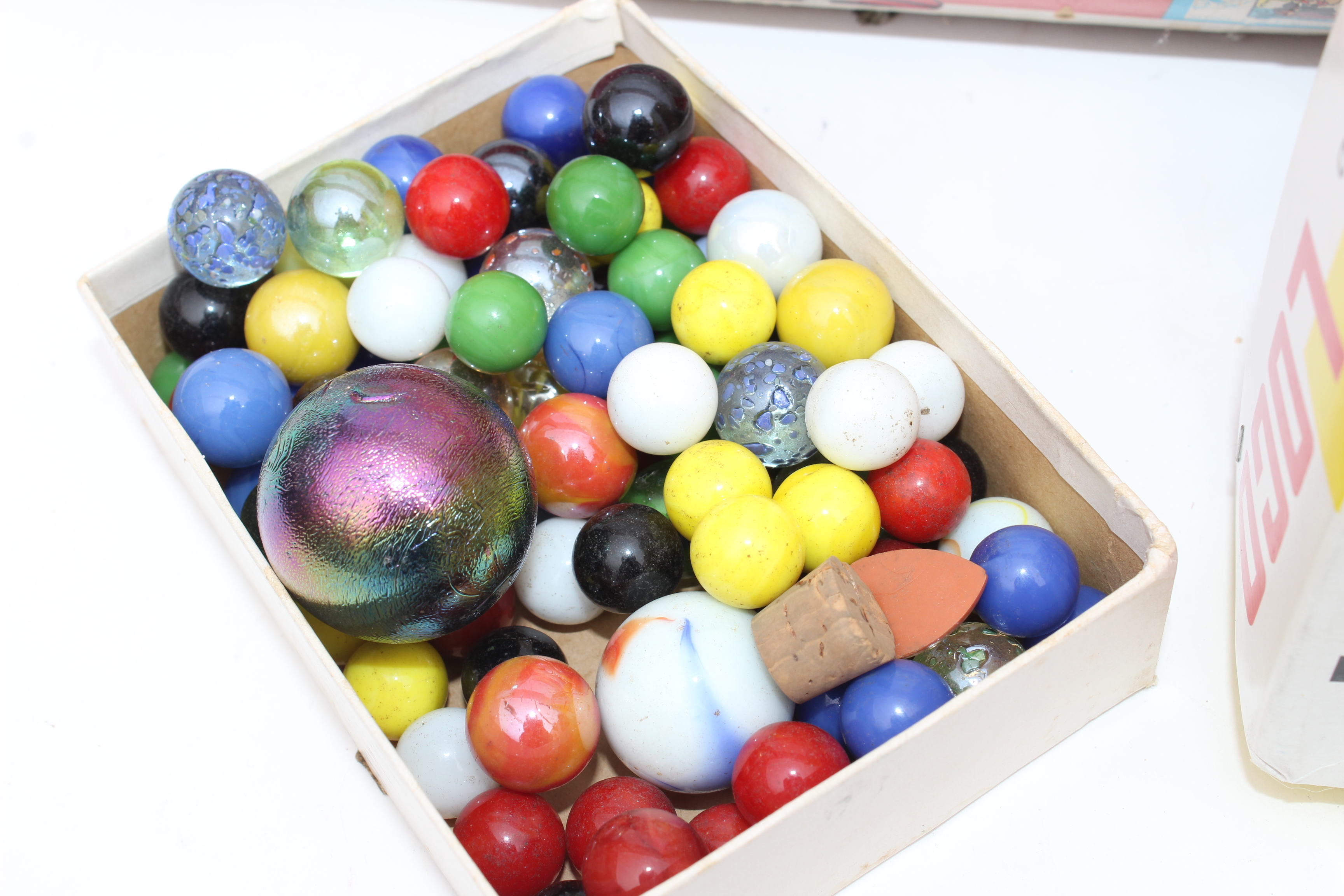 Vintage Toys and Games Including Marbles