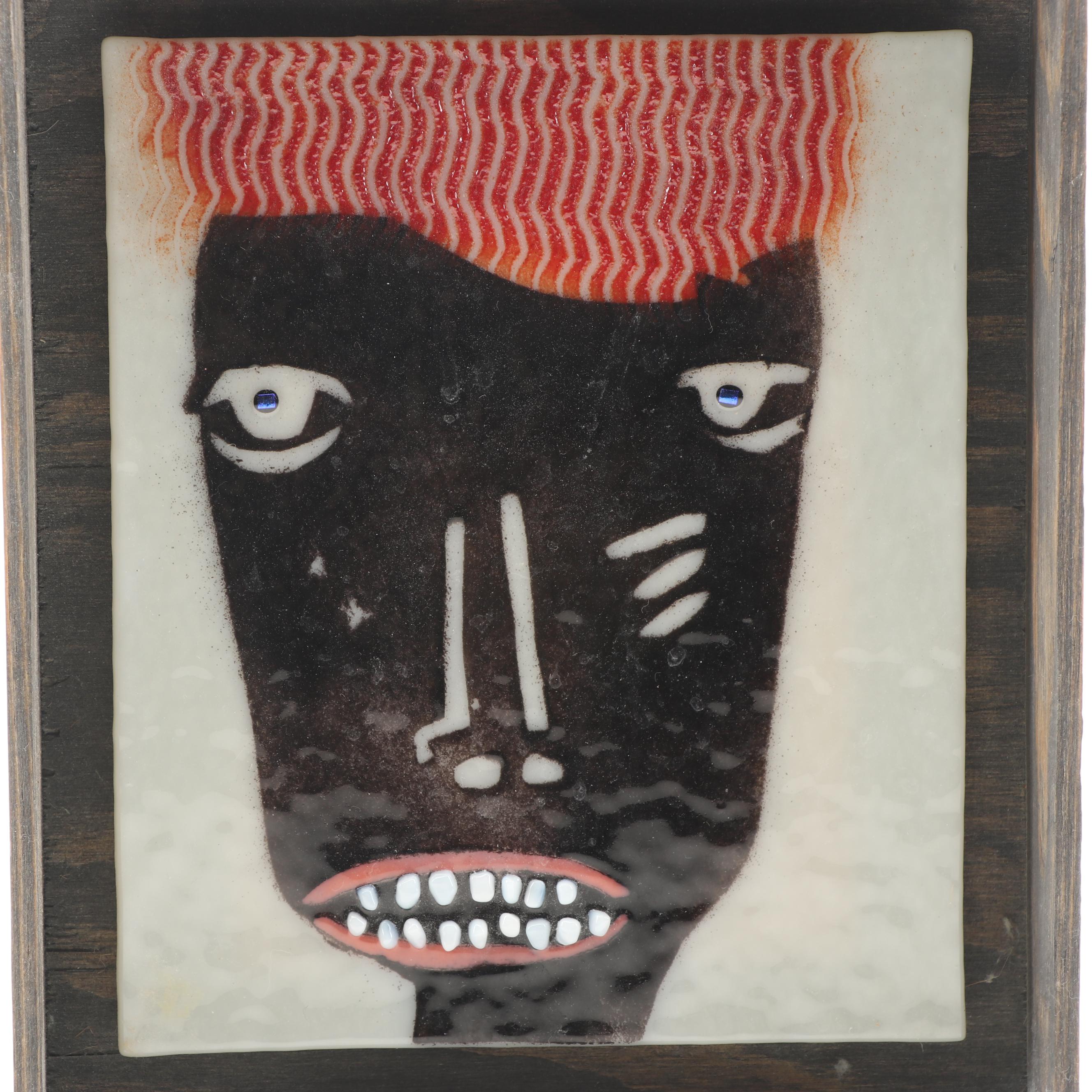 T. Marie Nolan Portrait on Art Glass Tile