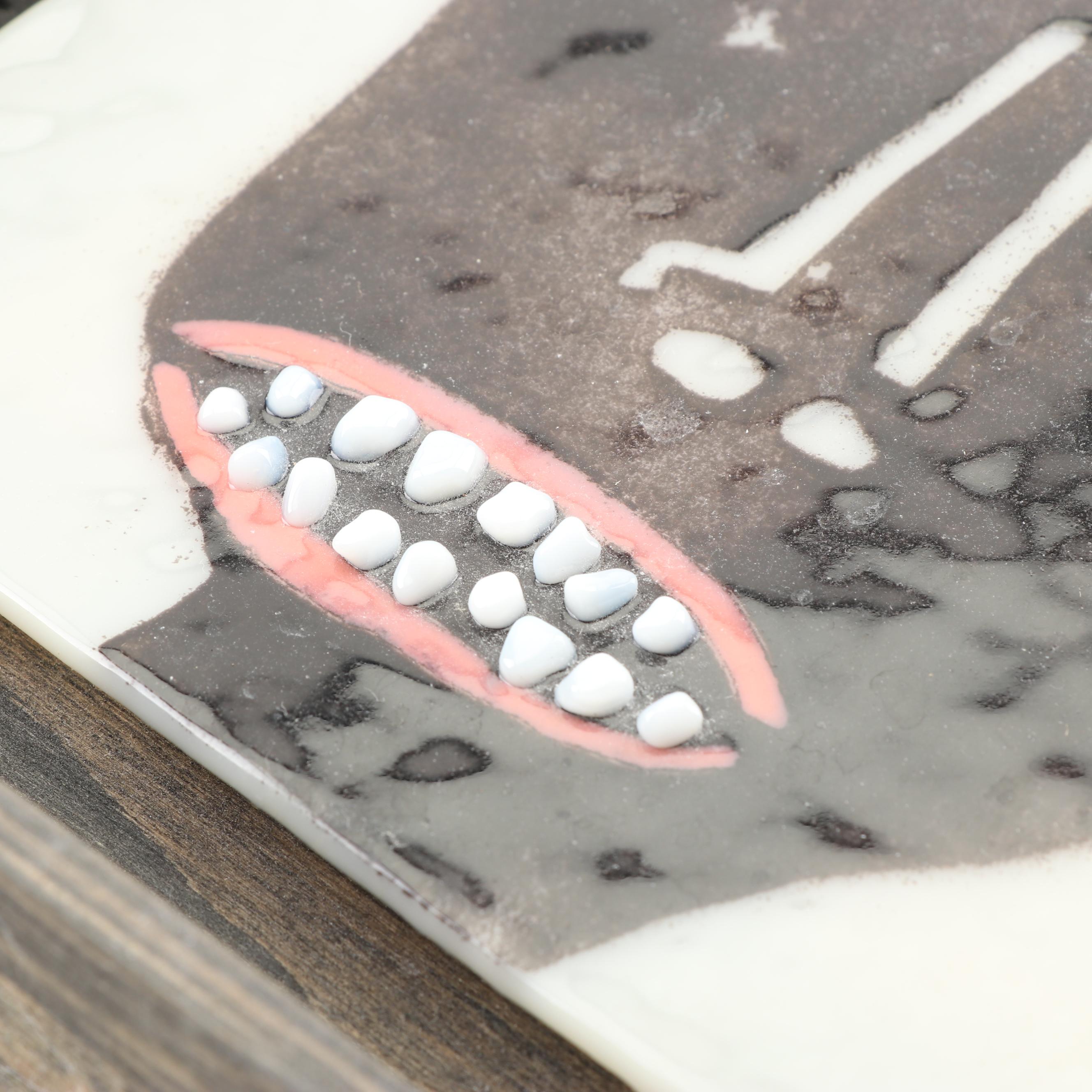 T. Marie Nolan Portrait on Art Glass Tile