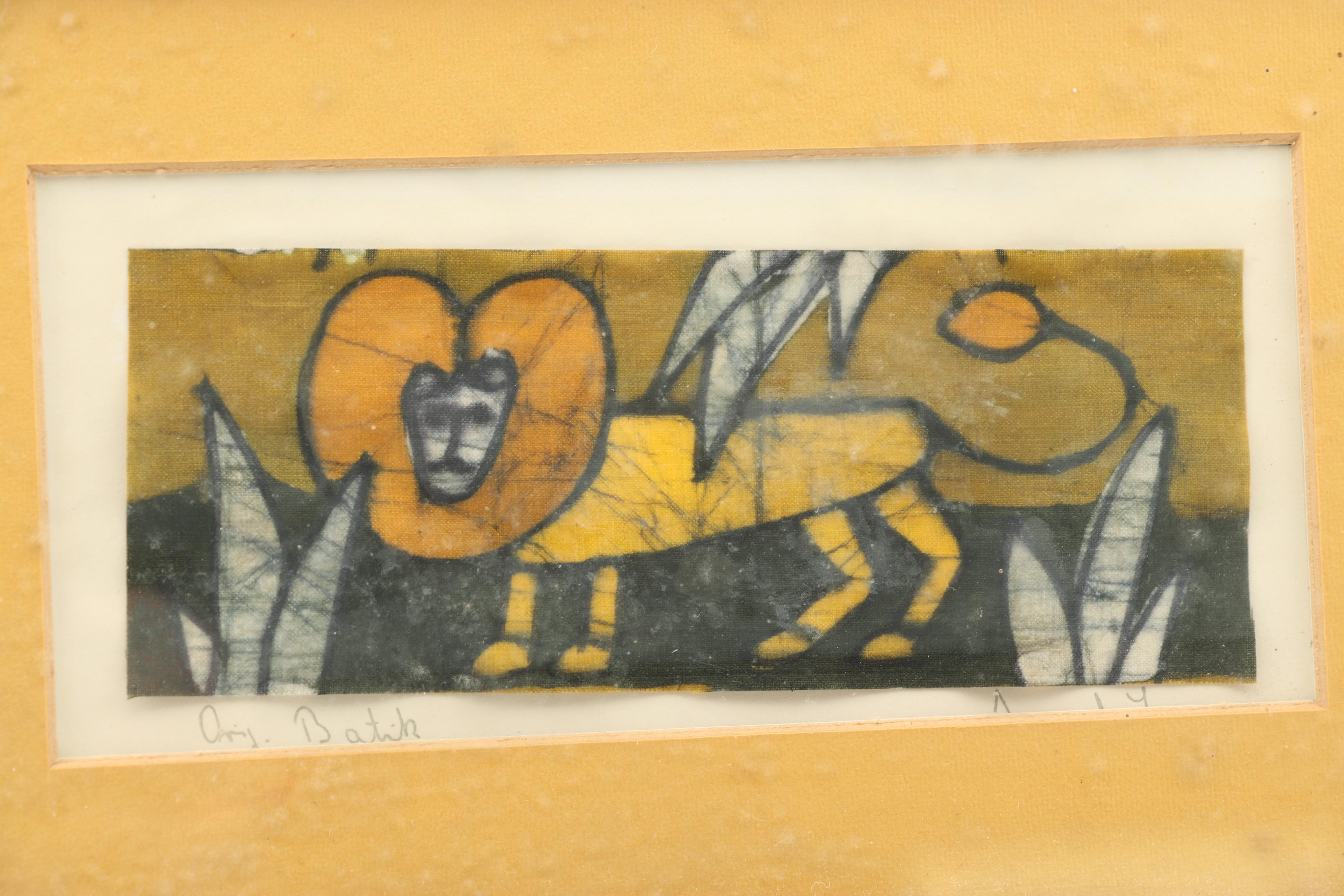 Ingrid Lange Batik Textiles of Animals