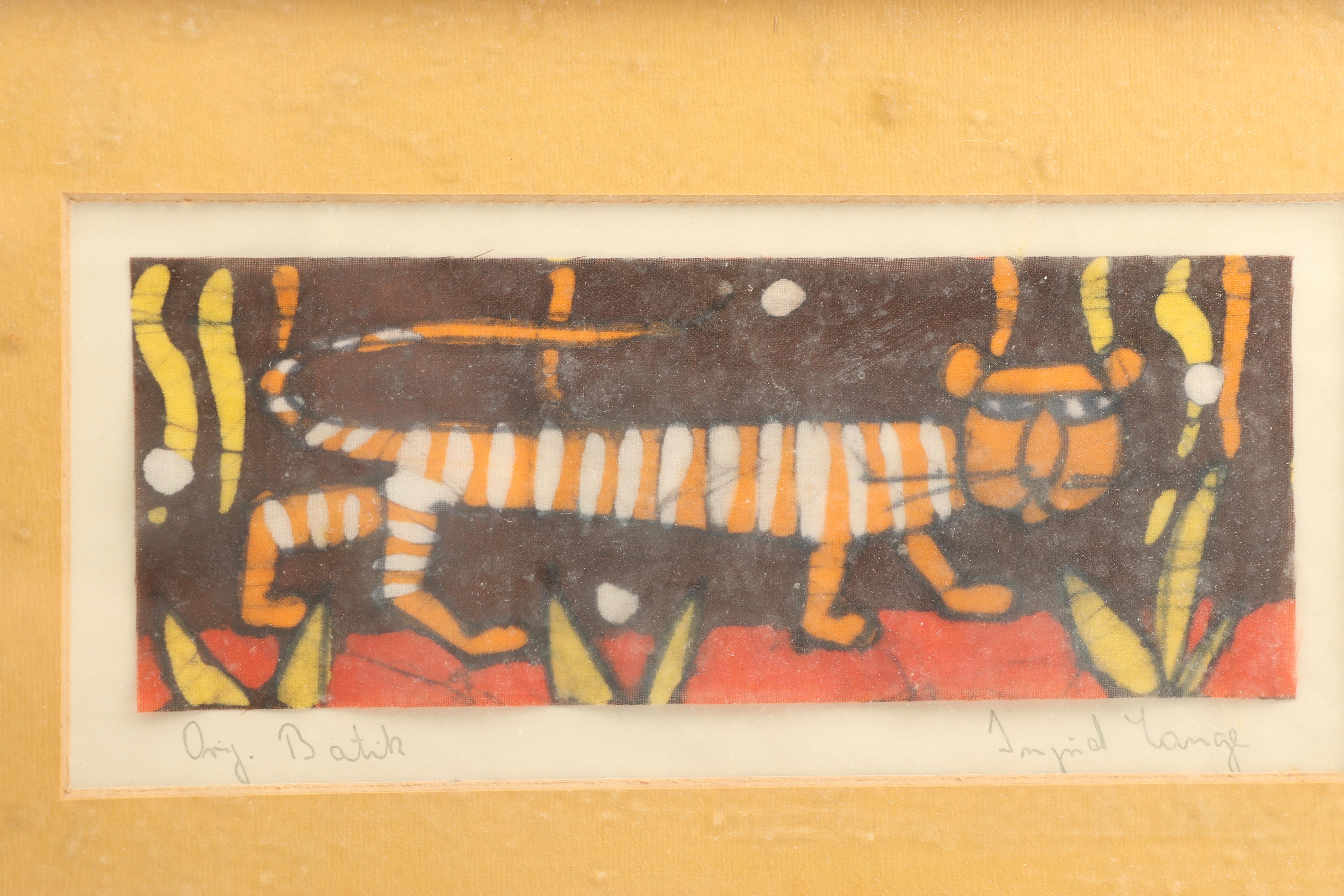 Ingrid Lange Batik Textiles of Animals