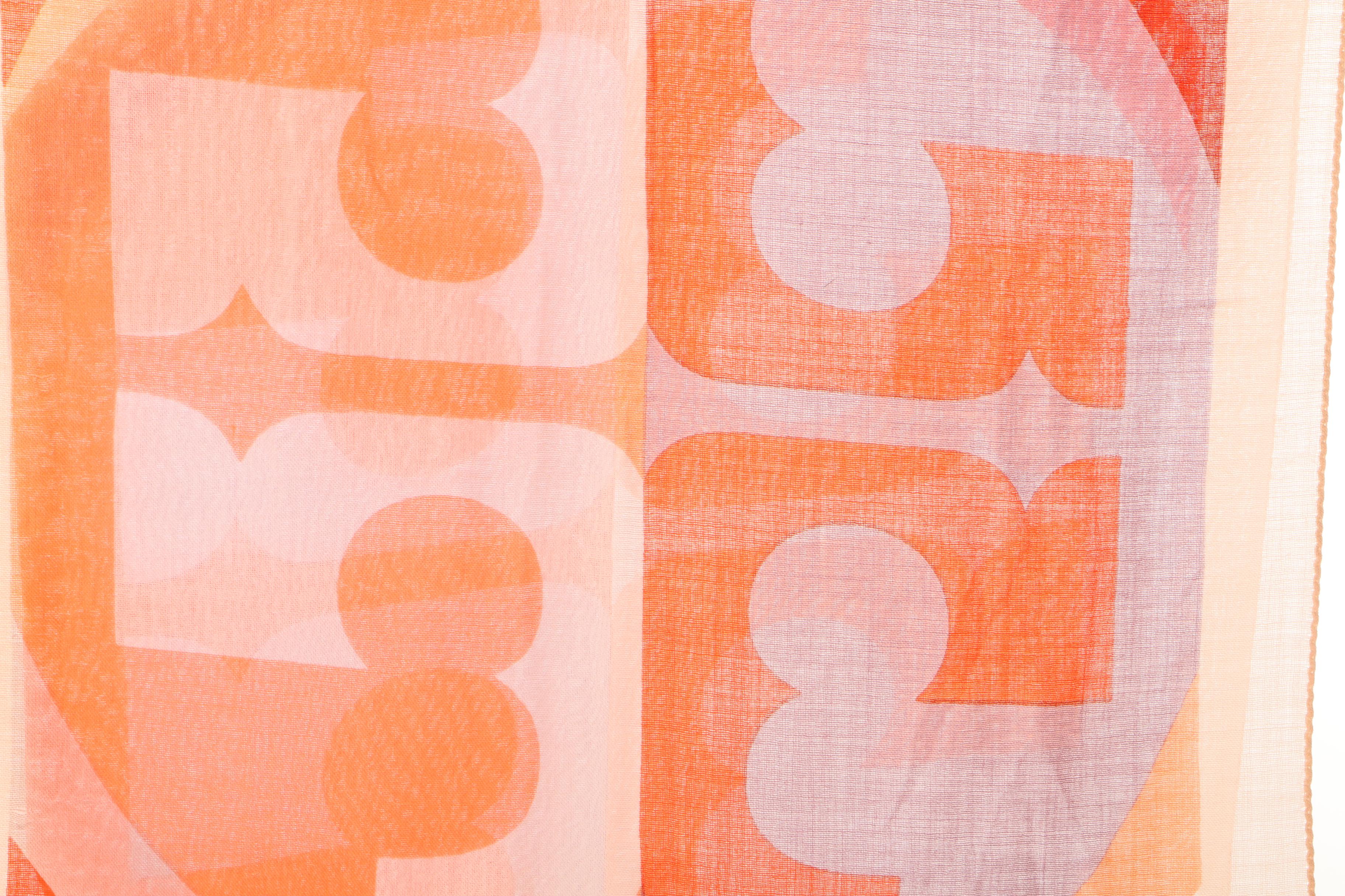 Women's Tory Burch Reva Wool Colorblock Logo Scarf