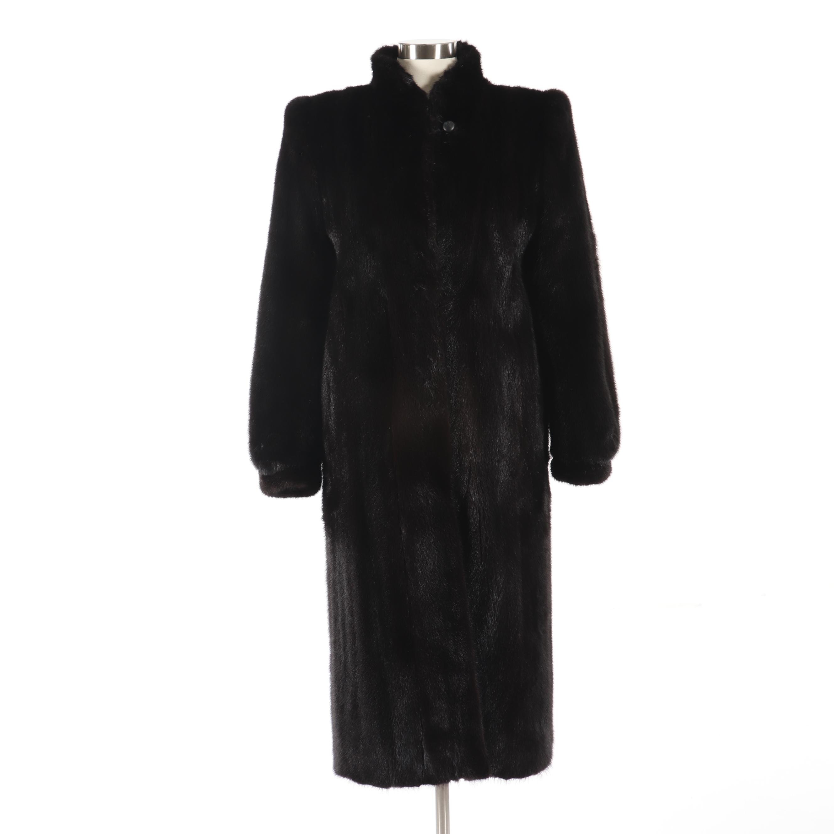 Women's Furs by Gregory Stergiou Ranch Mink Fur Coat, Vintage
