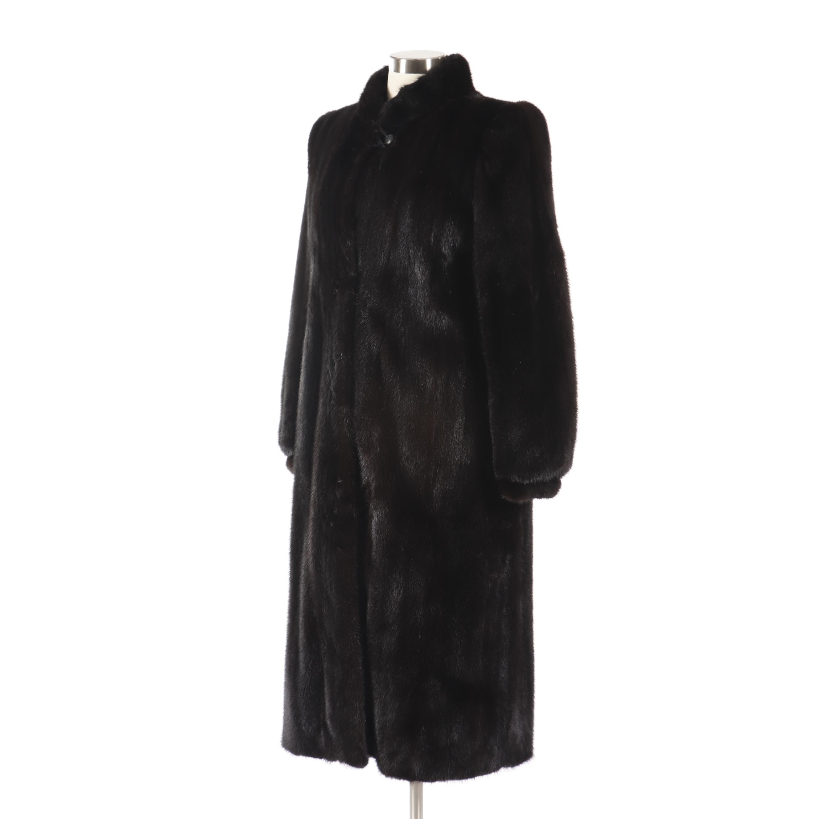 Women's Furs by Gregory Stergiou Ranch Mink Fur Coat, Vintage