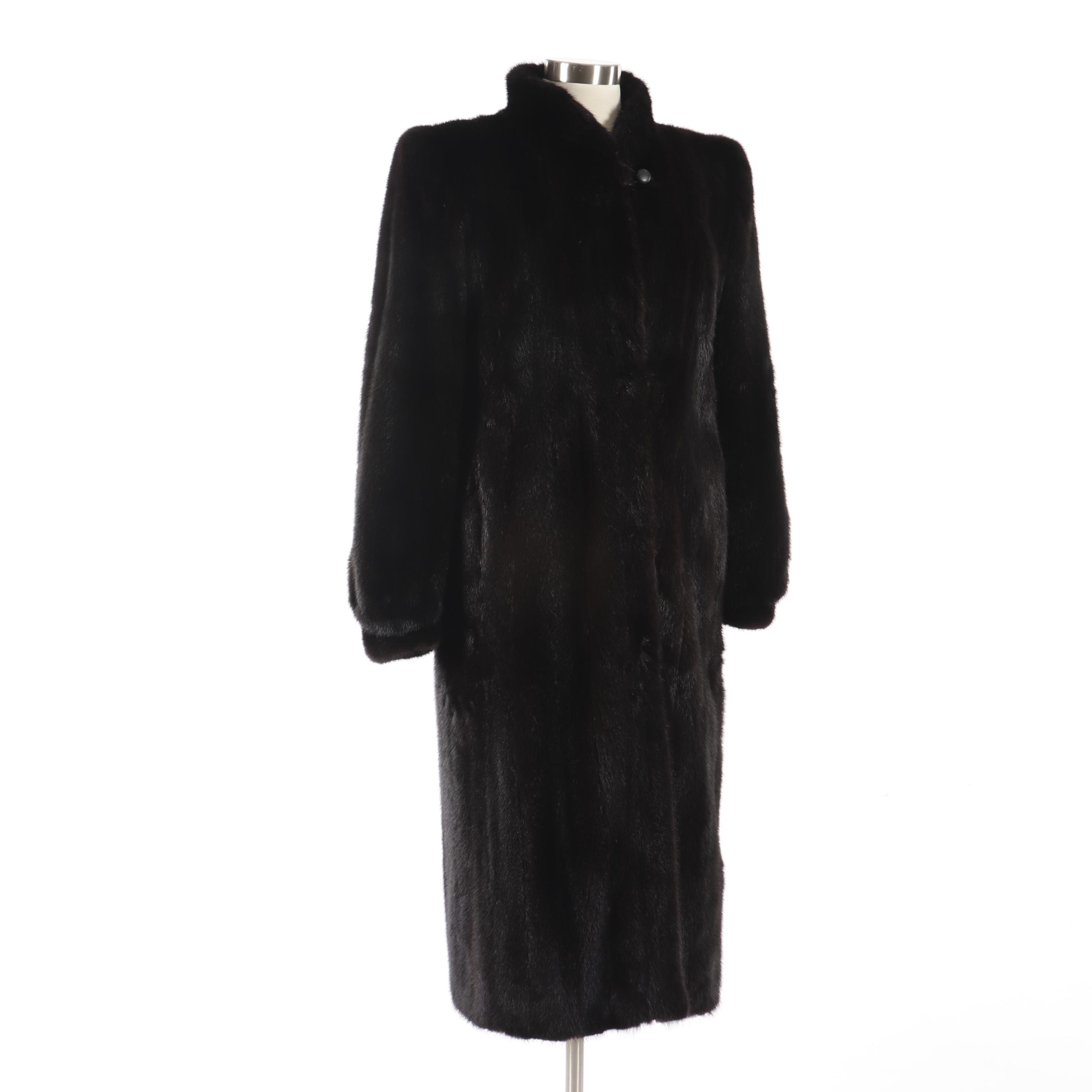 Women's Furs by Gregory Stergiou Ranch Mink Fur Coat, Vintage