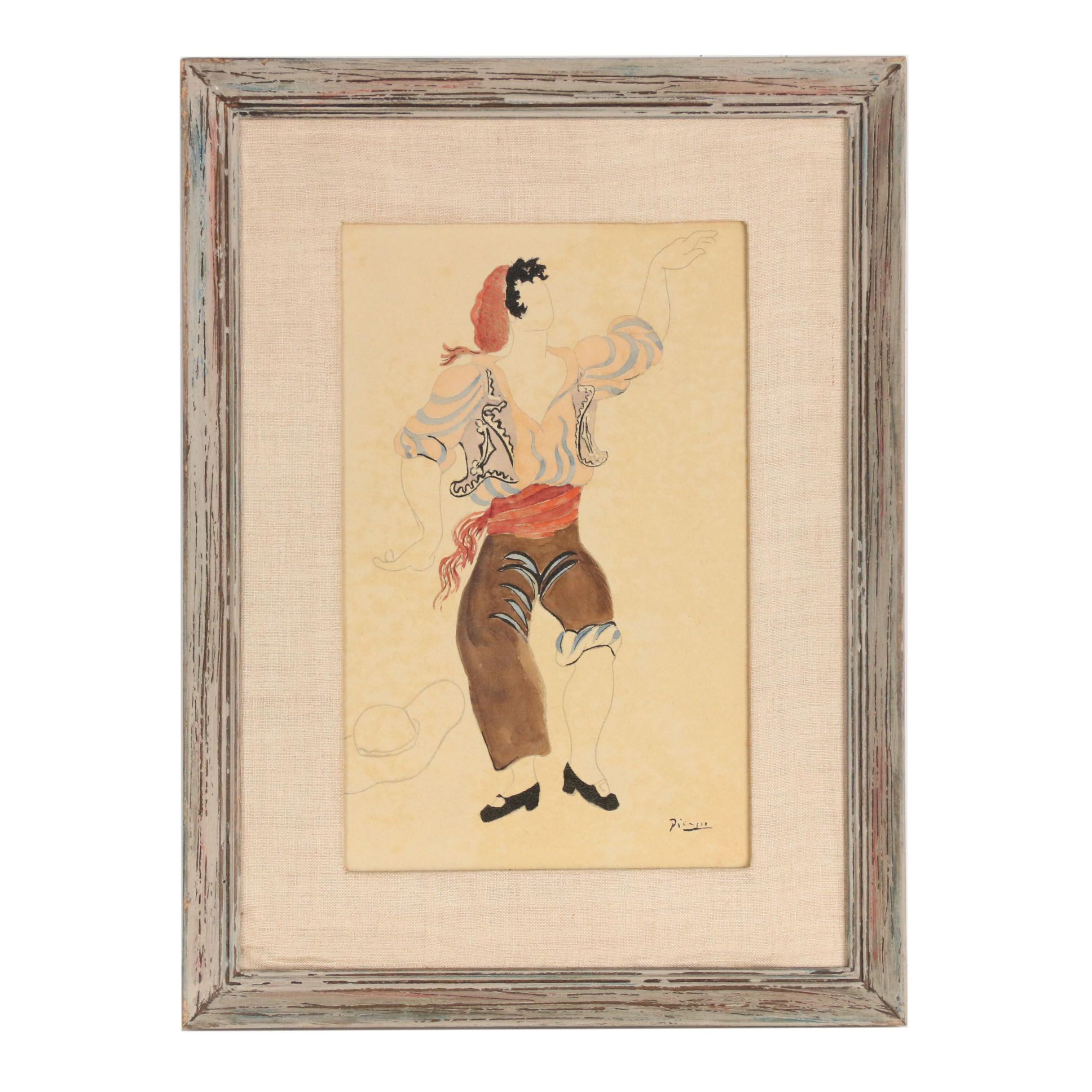 Hand-Colored Serigraph after Pablo Picasso