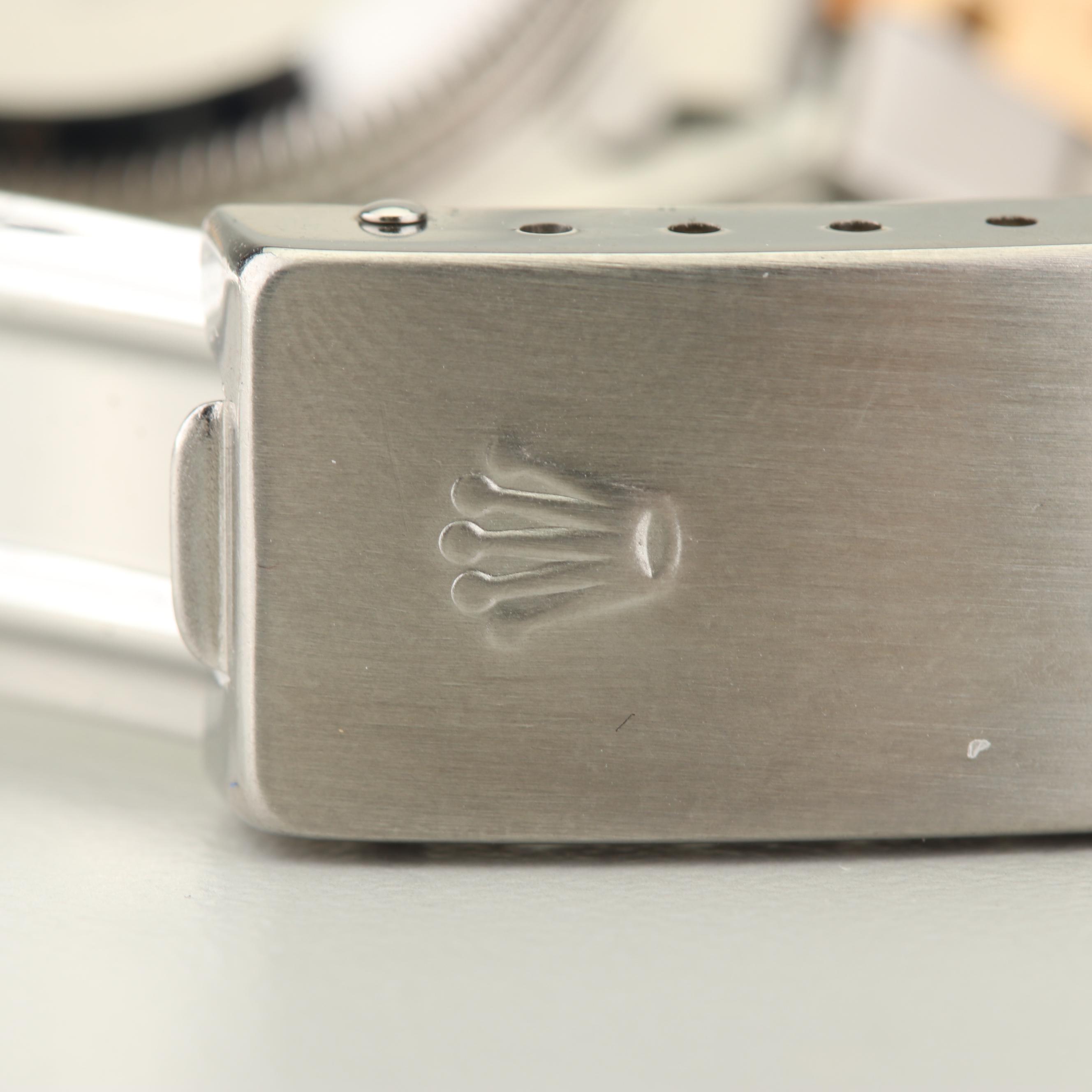 Vintage Rolex Oyster Perpetual Stainless Steel and 18K Yellow Gold Watch